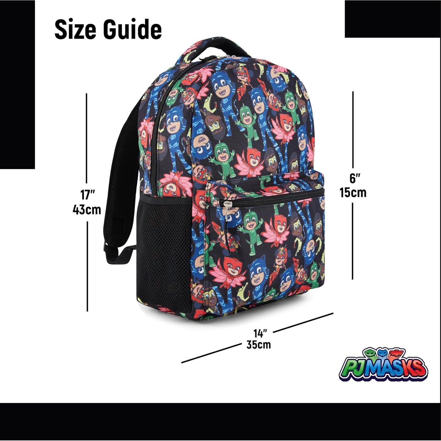 Mochila PJ Masks Héroes Unidos 30L - Catboy, Owlette, Gekko