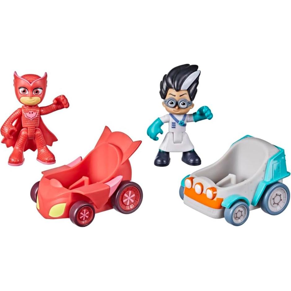 Conjunto PJ Masks Owlette vs Romeo con Vehículos y Figuras