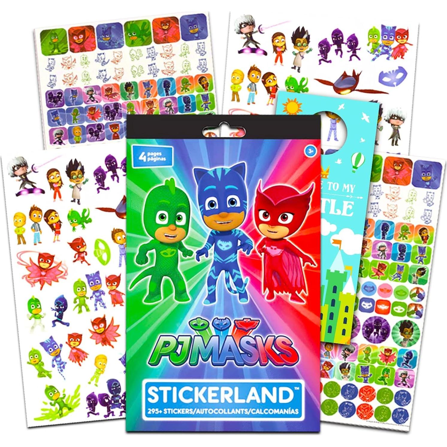 Pegatinas de recompensa PJ Masks Disney - 295 unidades