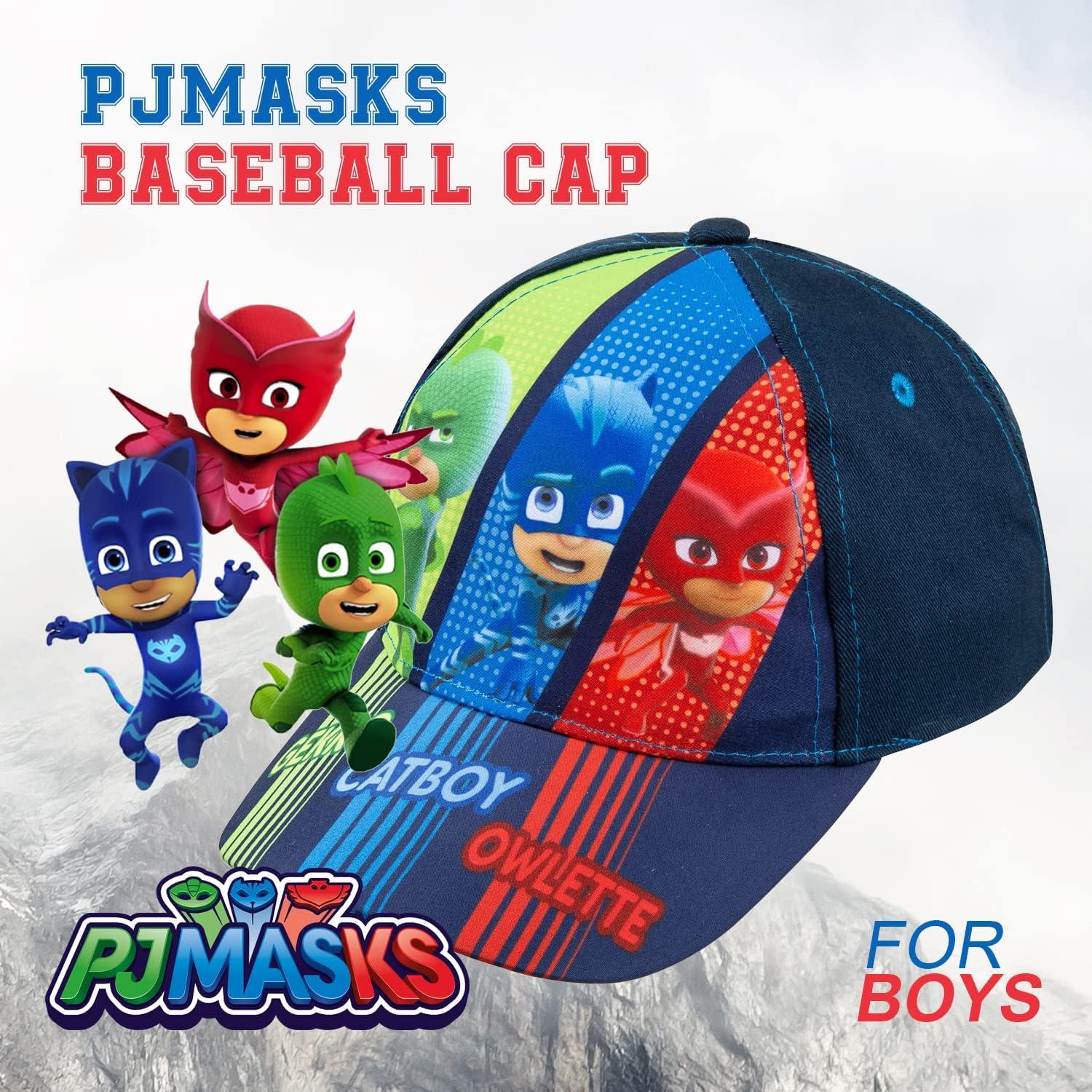 Gorra de béisbol PJ Masks Catboy Gekko Owlette para niños 2-5 años