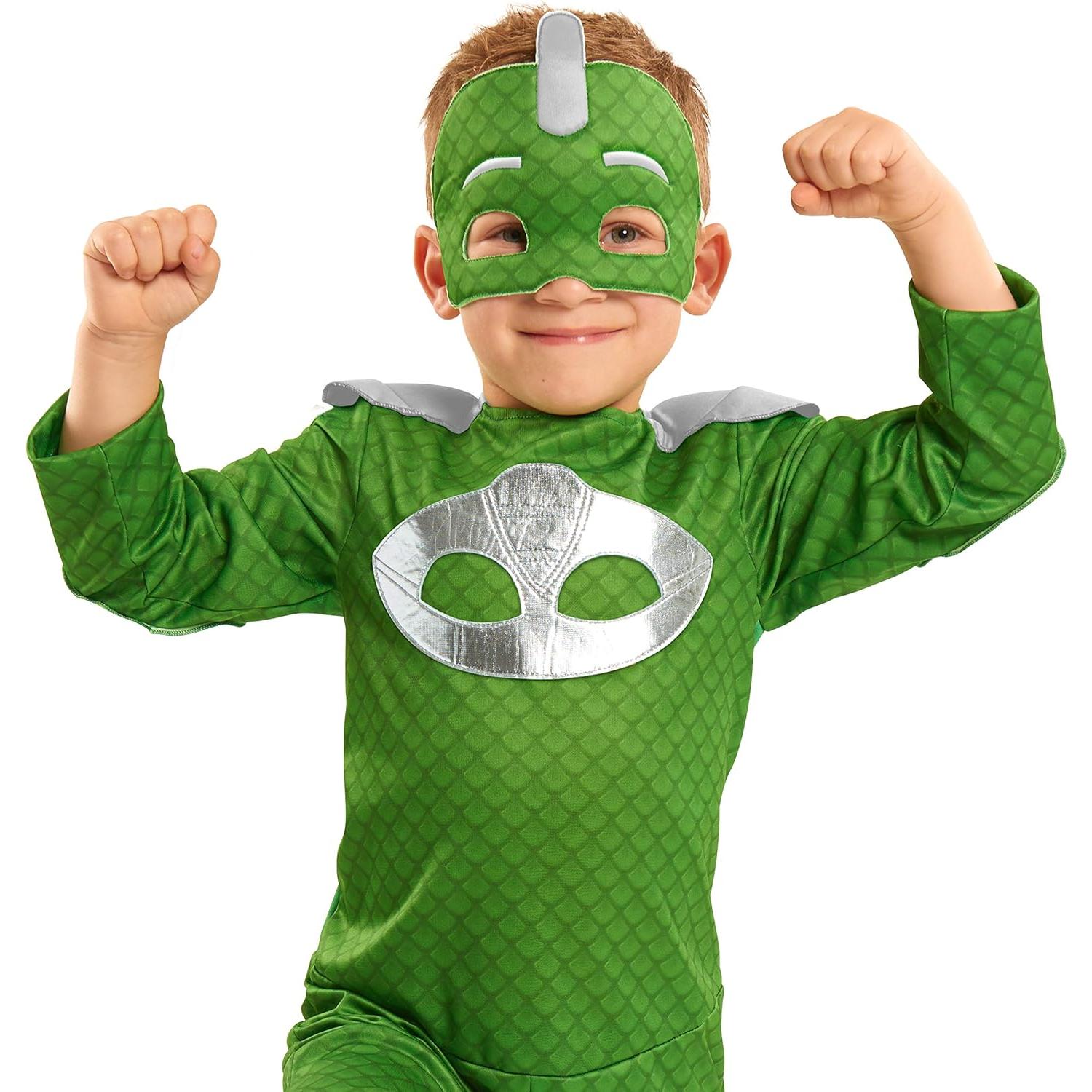 Disfraz Turbo Blast Gekko PJ Masks 4-6X con máscara