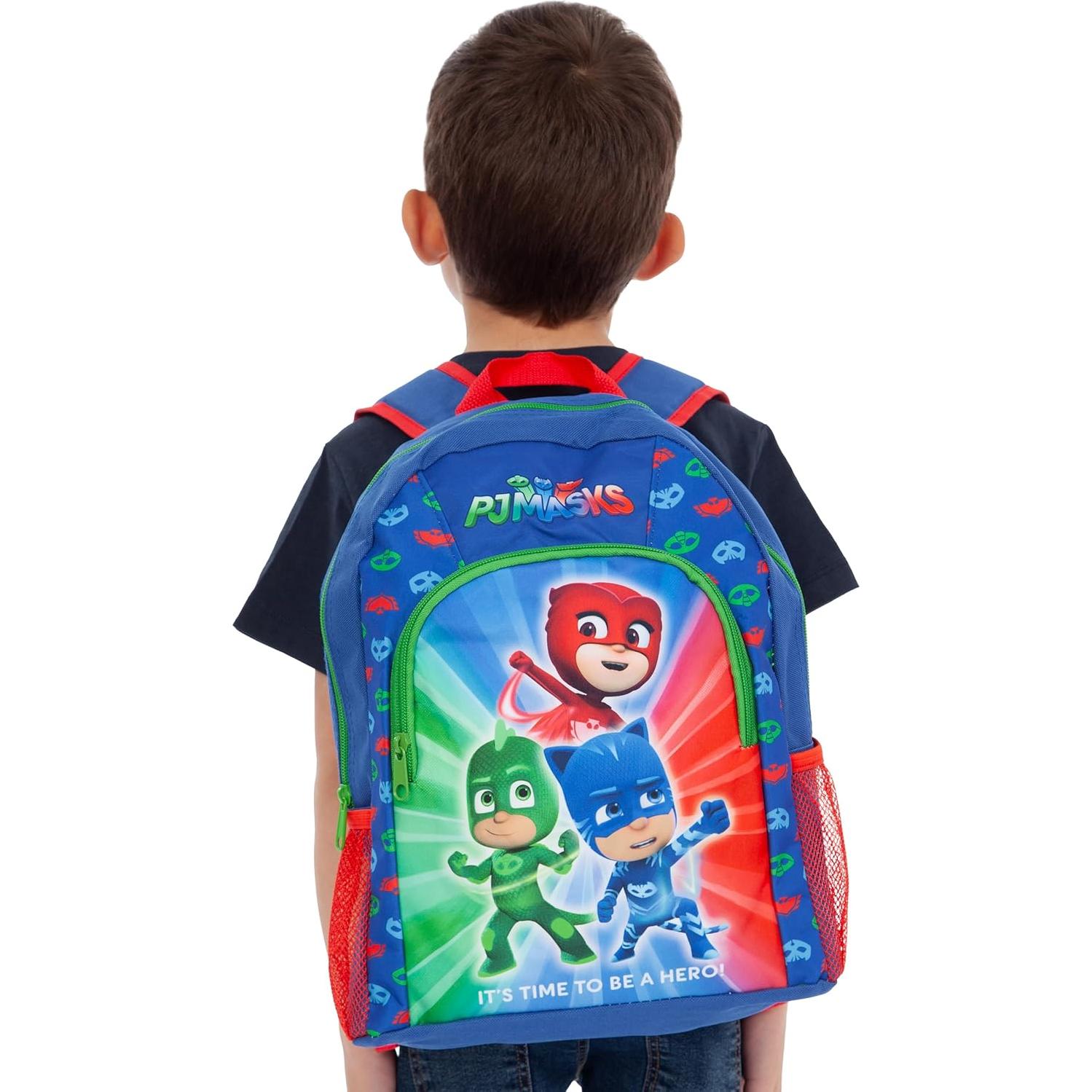 Mochila Infantil PJ Masks Catboy Owlette Gekko 37x27x8cm