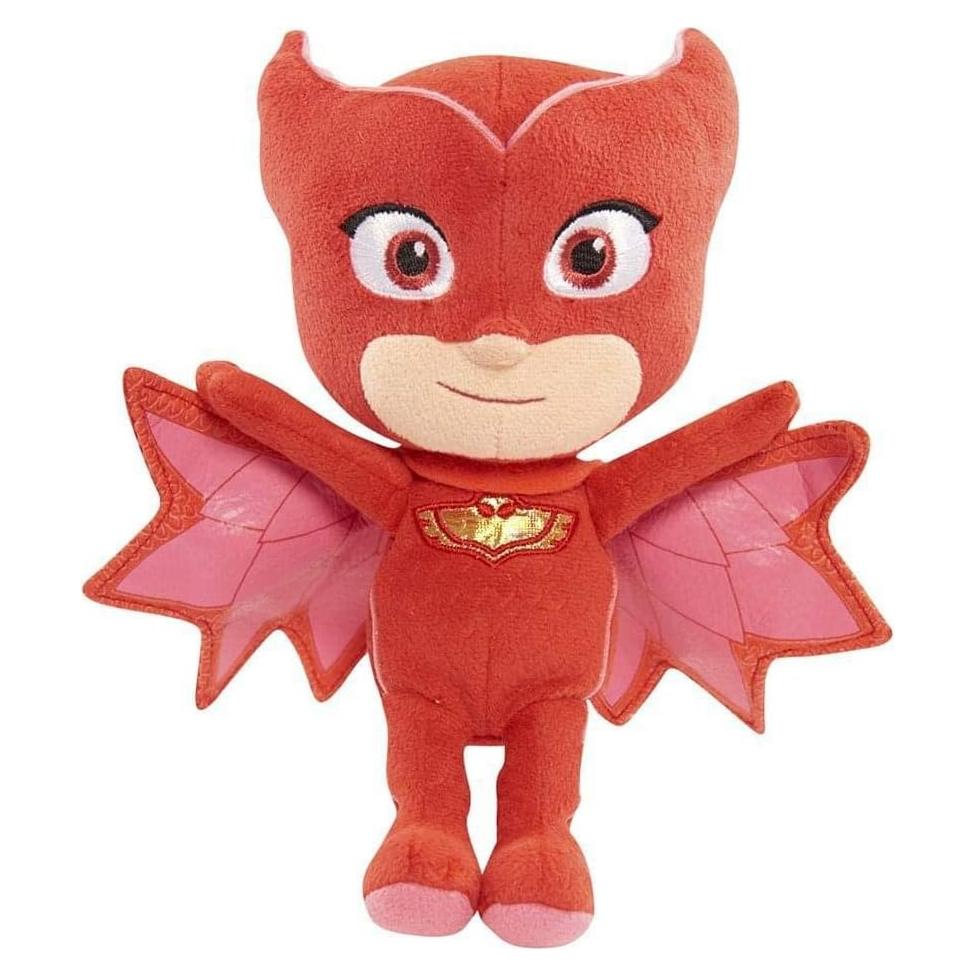 Mochila de peluche PJ Masks Owlette 35.5 cm con bolsillo