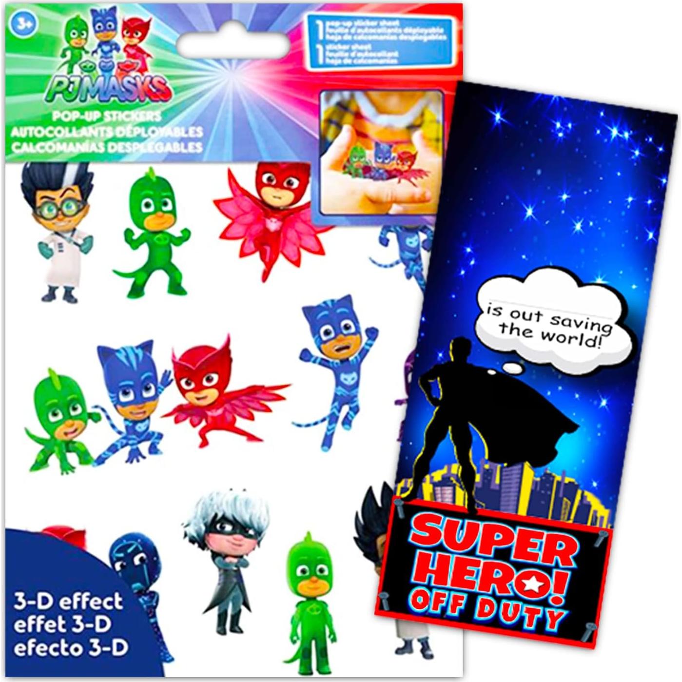 Alfombra de Juego PJ Masks con Vehículo y Stickers 80x70cm