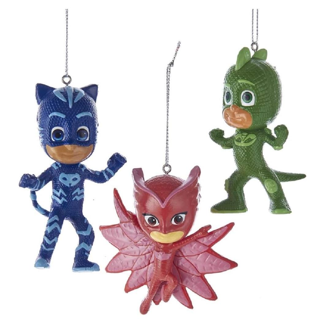 Set de 3 Adornos Navideños Kurt Adler PJ Masks