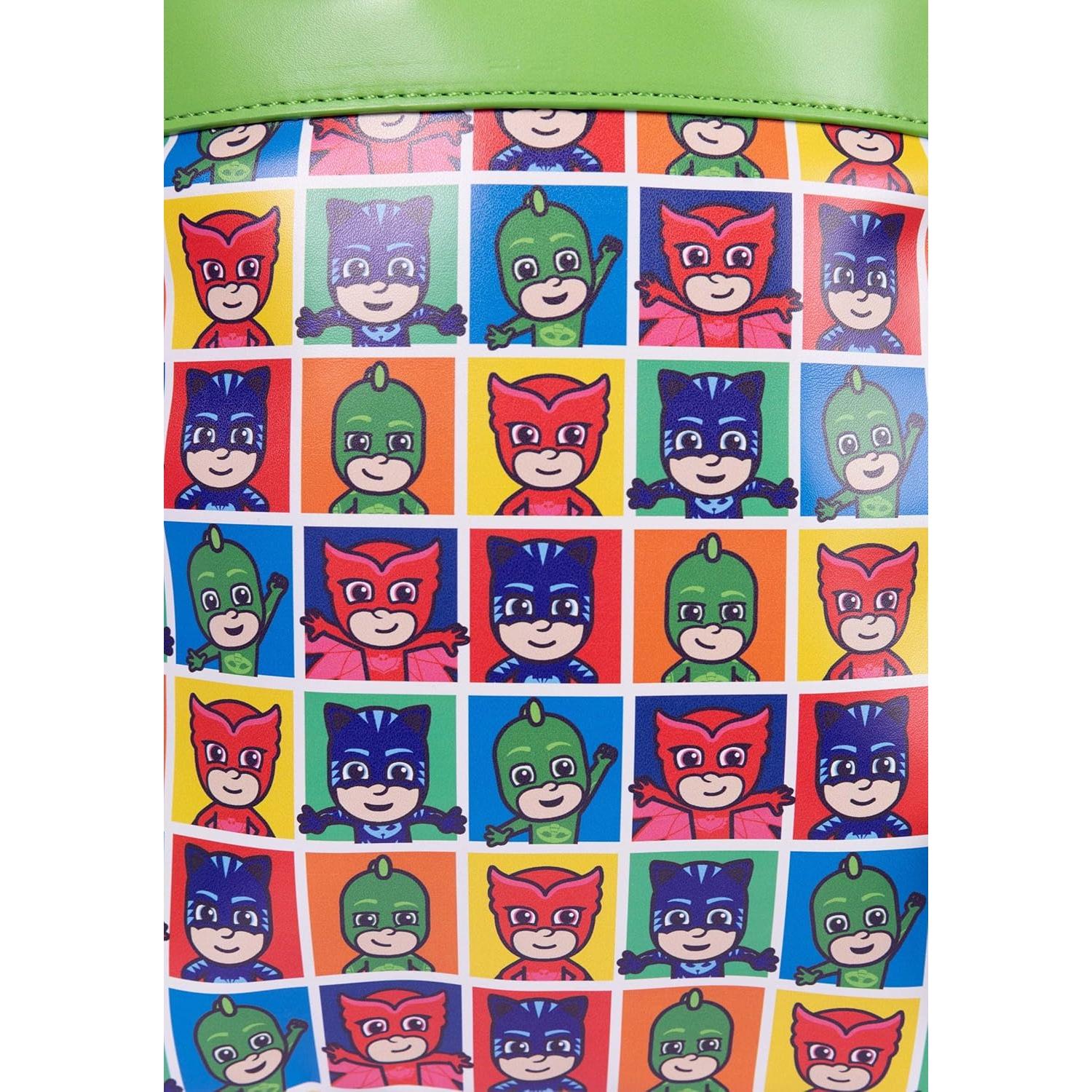 Mochila Mini PJ Masks para Niños - Cuero Sintético 20x25cm