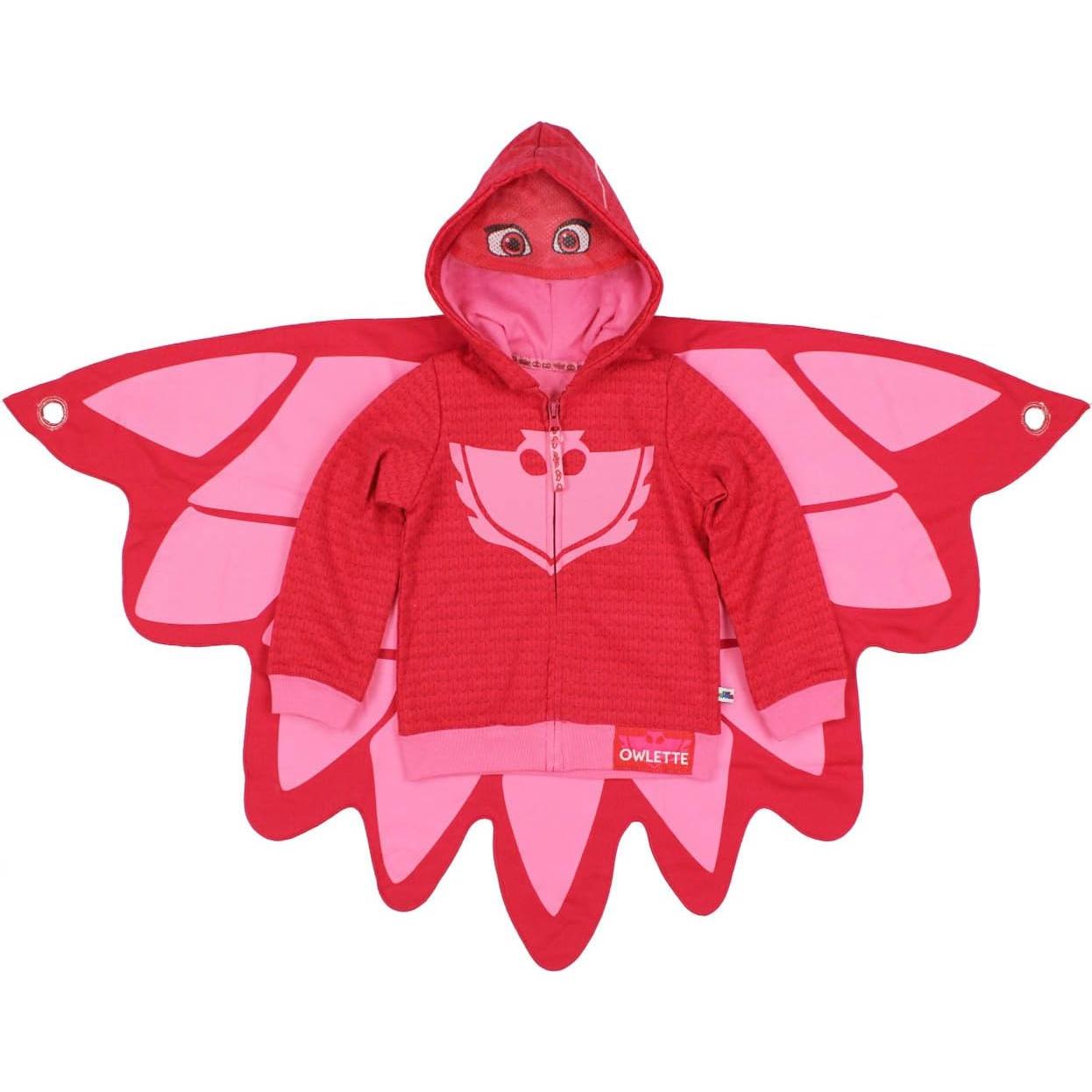 Sudadera con cremallera Owlette PJ Masks para niñas 3T Rosa