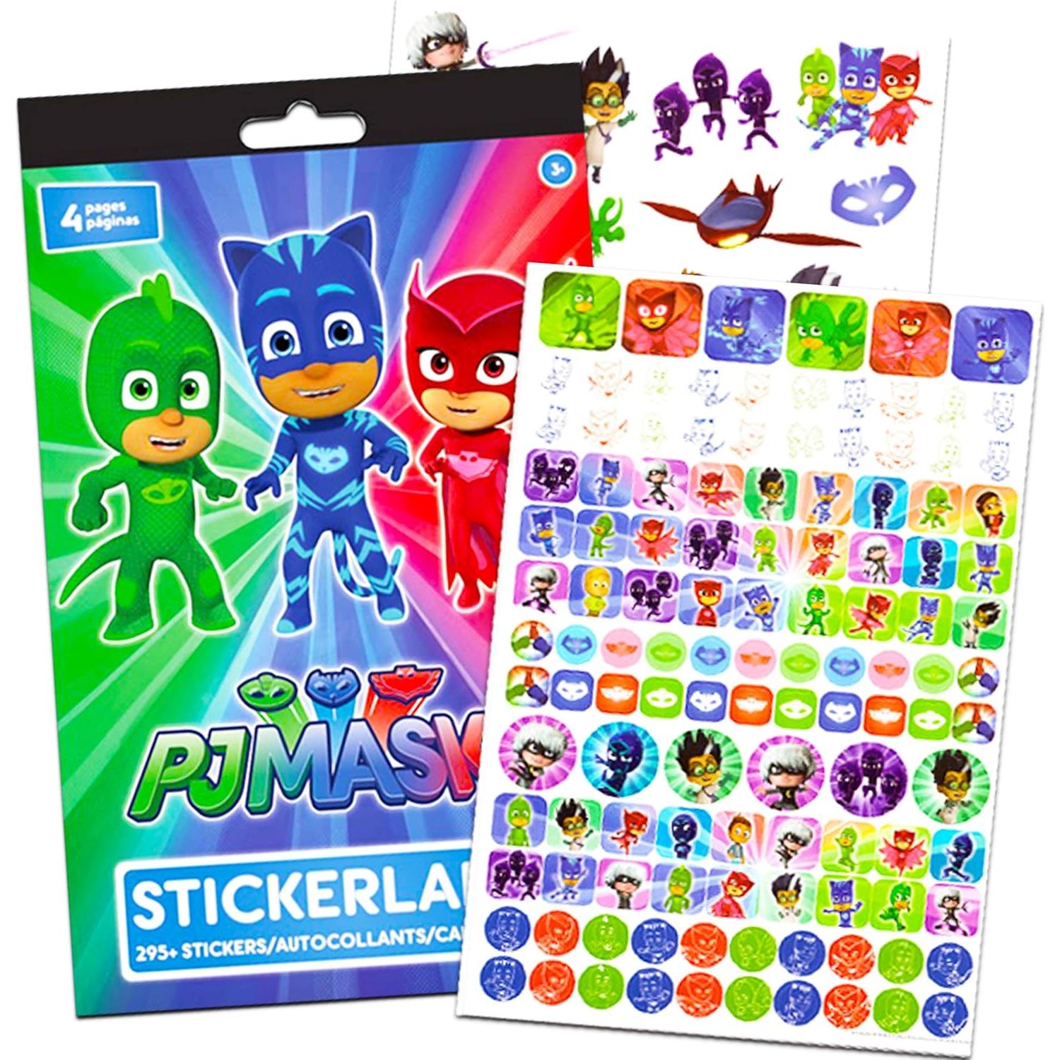 Pegatinas PJ Masks - 295 pegatinas coloridas para niños
