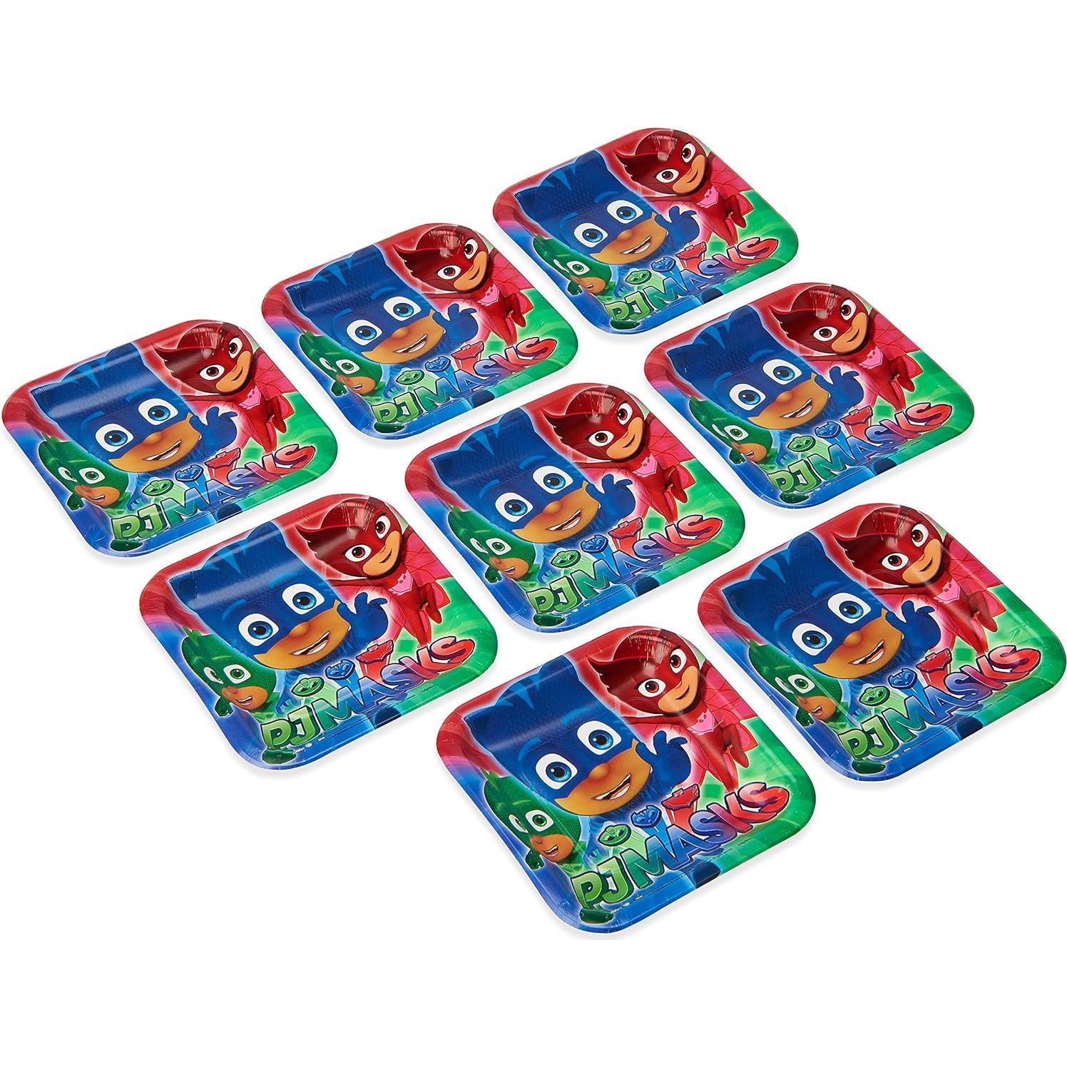 Platos de Postre de Papel PJ Masks American Greetings 8 Unidades
