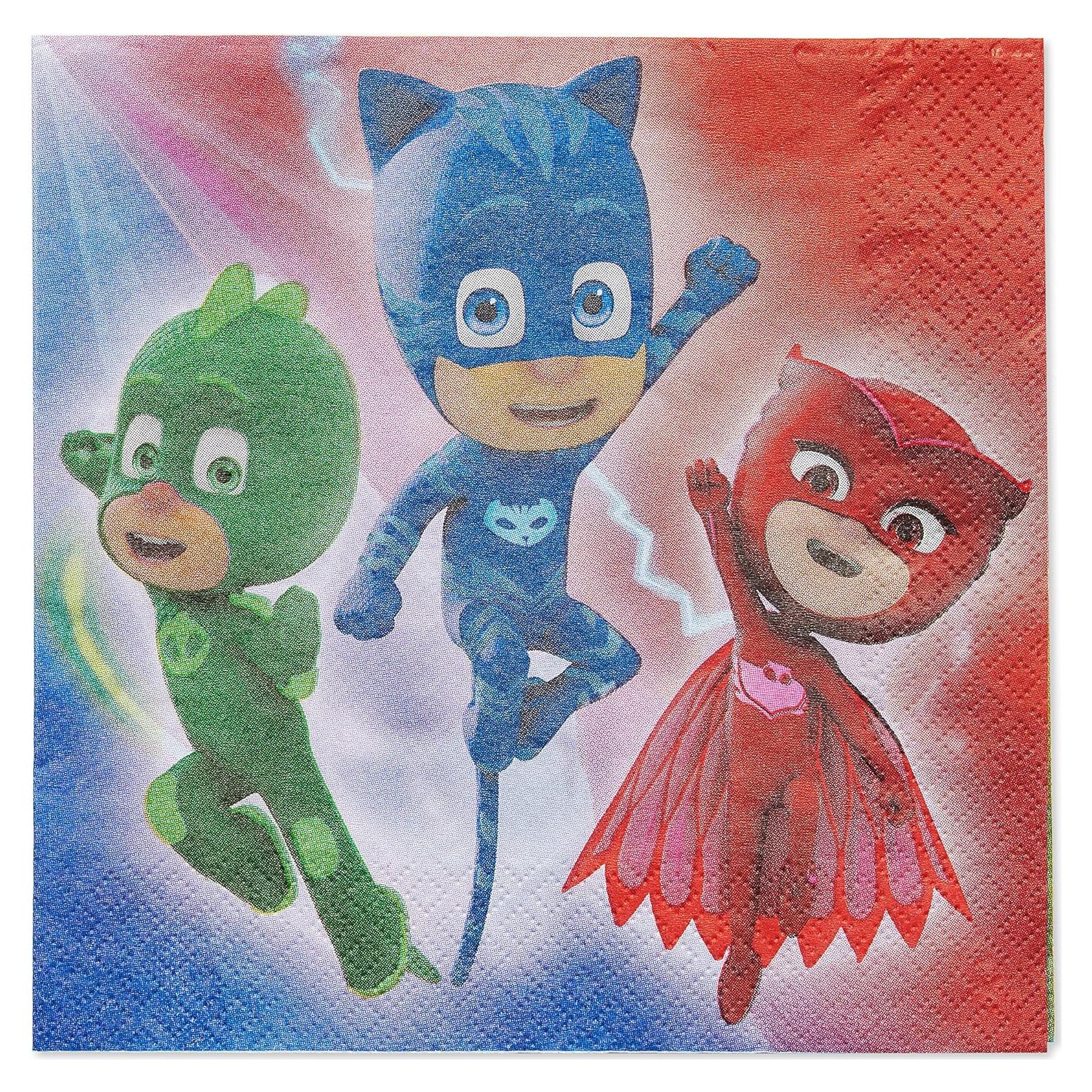 Servilletas de Almuerzo PJ Masks - Paquete de 16 - 16.5 cm