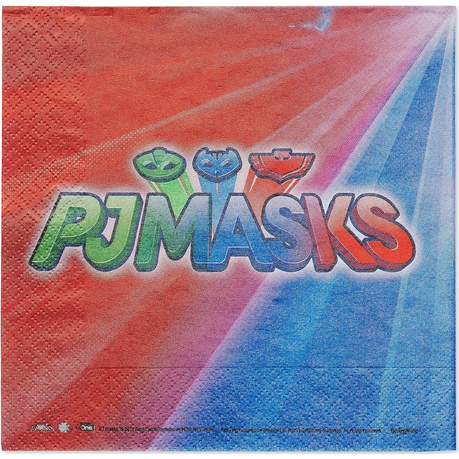 Servilletas de Almuerzo PJ Masks - Paquete de 16 - 16.5 cm
