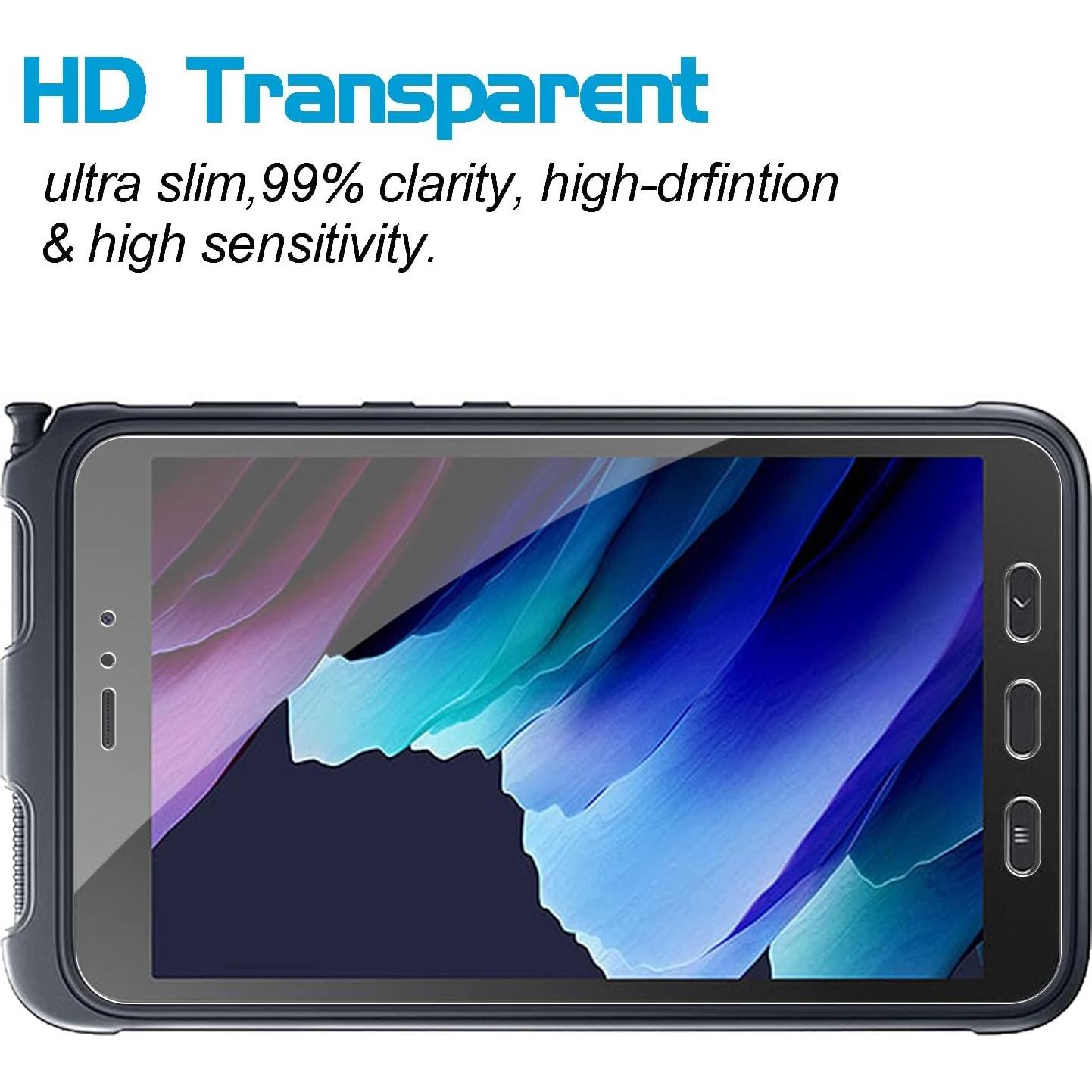 Protector de Pantalla Vidrio Templado Vatkyc para Galaxy Tab Active 3