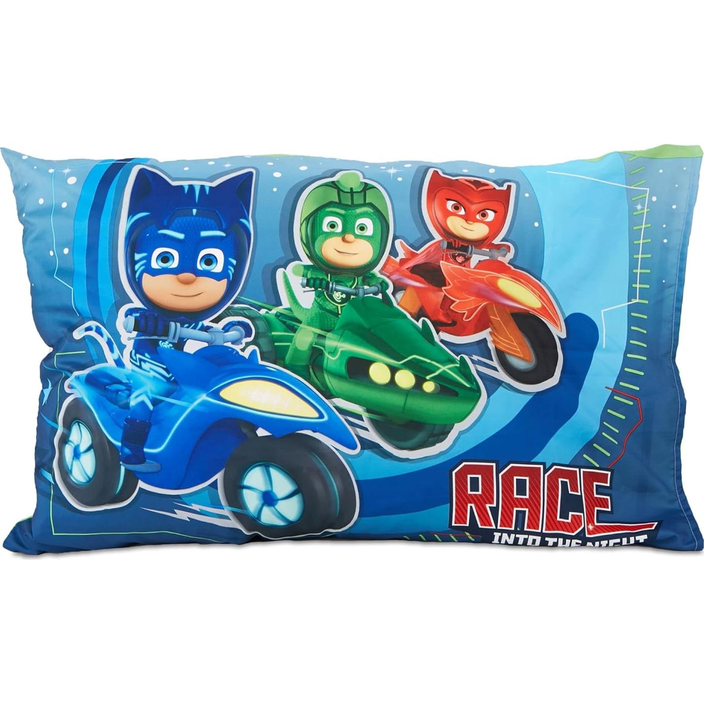 Juego de Ropa de Cama PJ Masks 4 Piezas Azul - Edredón y Sábanas
