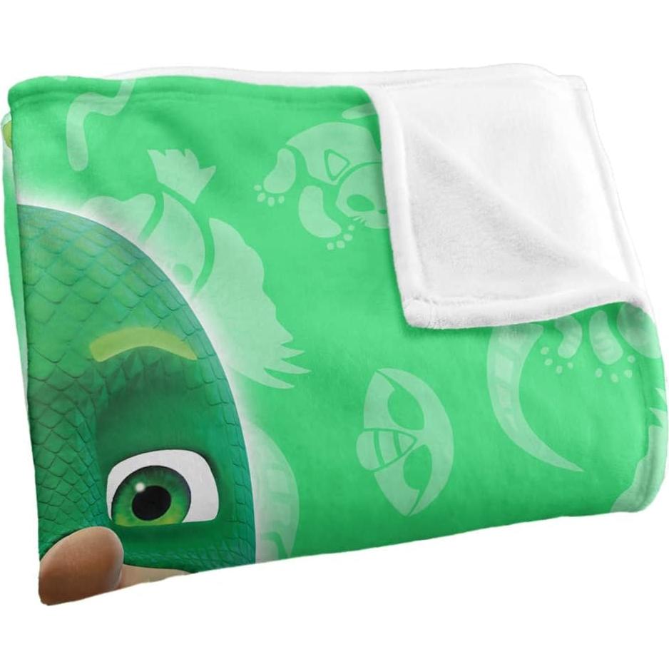 Manta para Niños PJ Masks Gekko 127x152cm Suave y Ligera