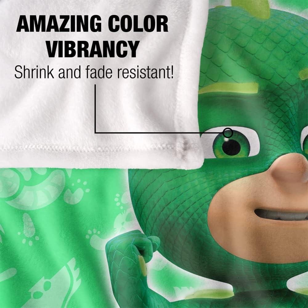 Manta para Niños PJ Masks Gekko 127x152cm Suave y Ligera