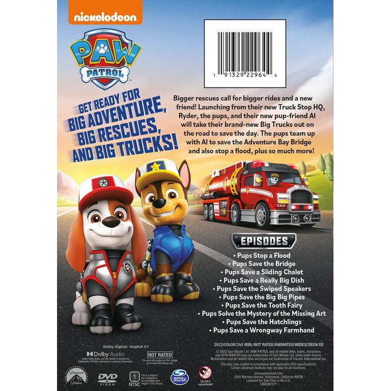 Paw Patrol: Grandes Cachorros - Película en DVD 2h25m