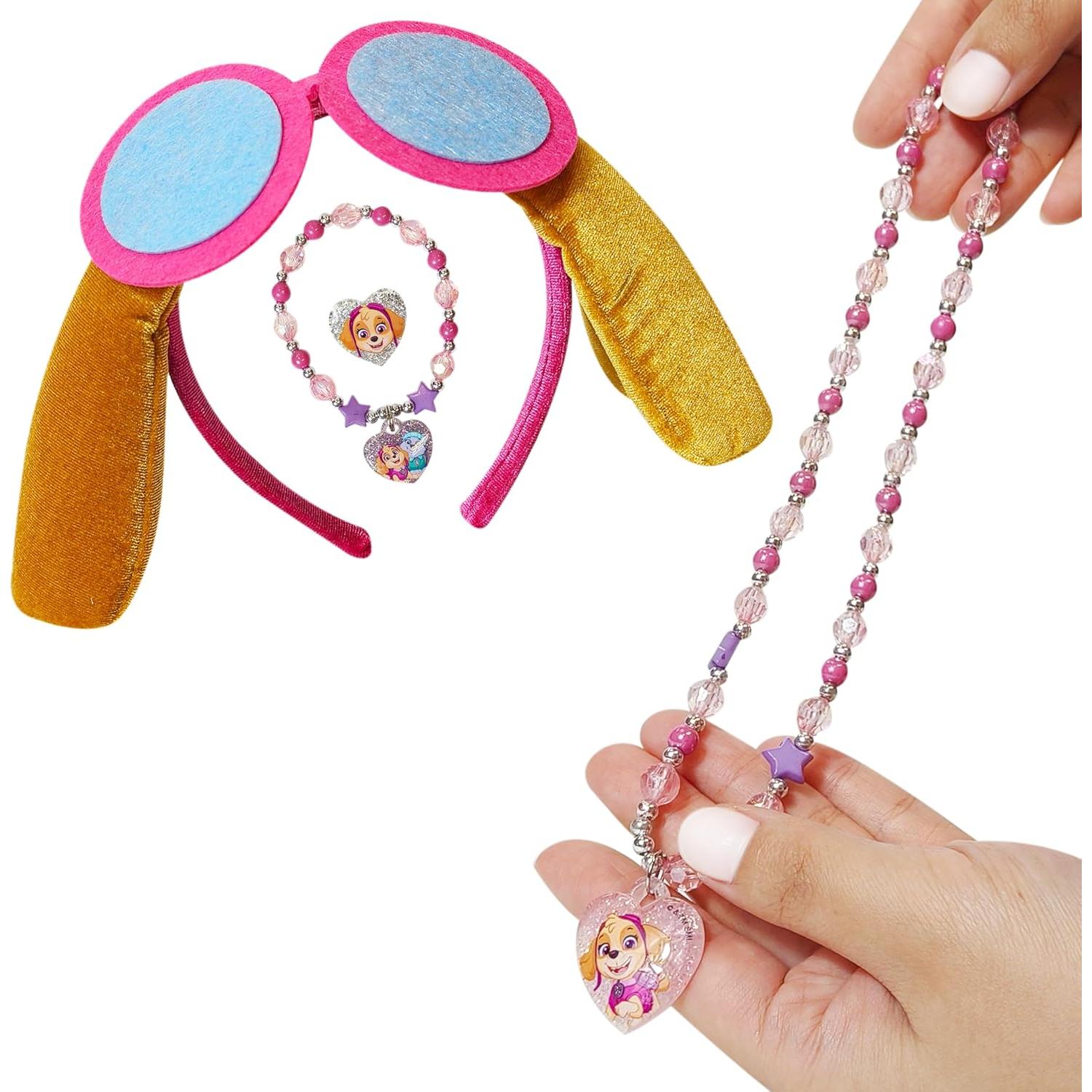 Set de Disfraz Paw Patrol LUV HER - Diadema y Joyería 4 Piezas