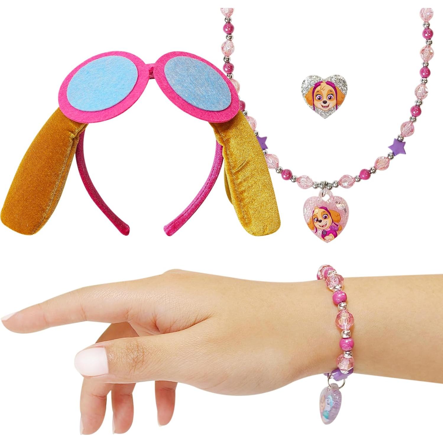Set de Disfraz Paw Patrol LUV HER - Diadema y Joyería 4 Piezas