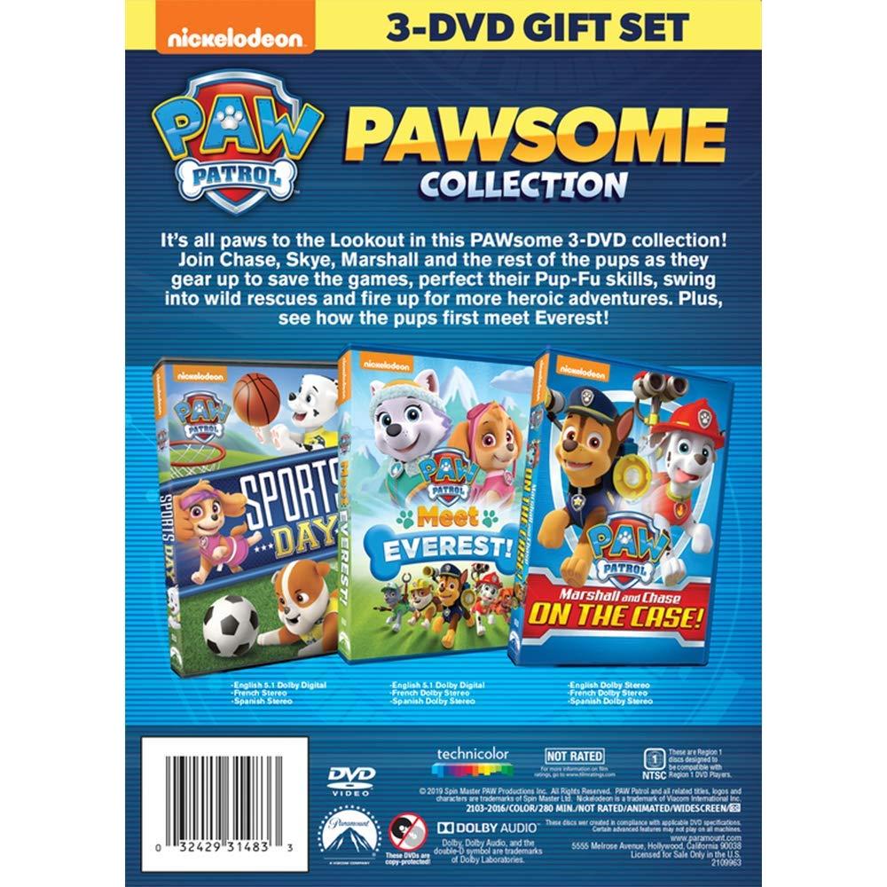 Colección PAW Patrol en DVD - 3 Discos - 280 Minutos