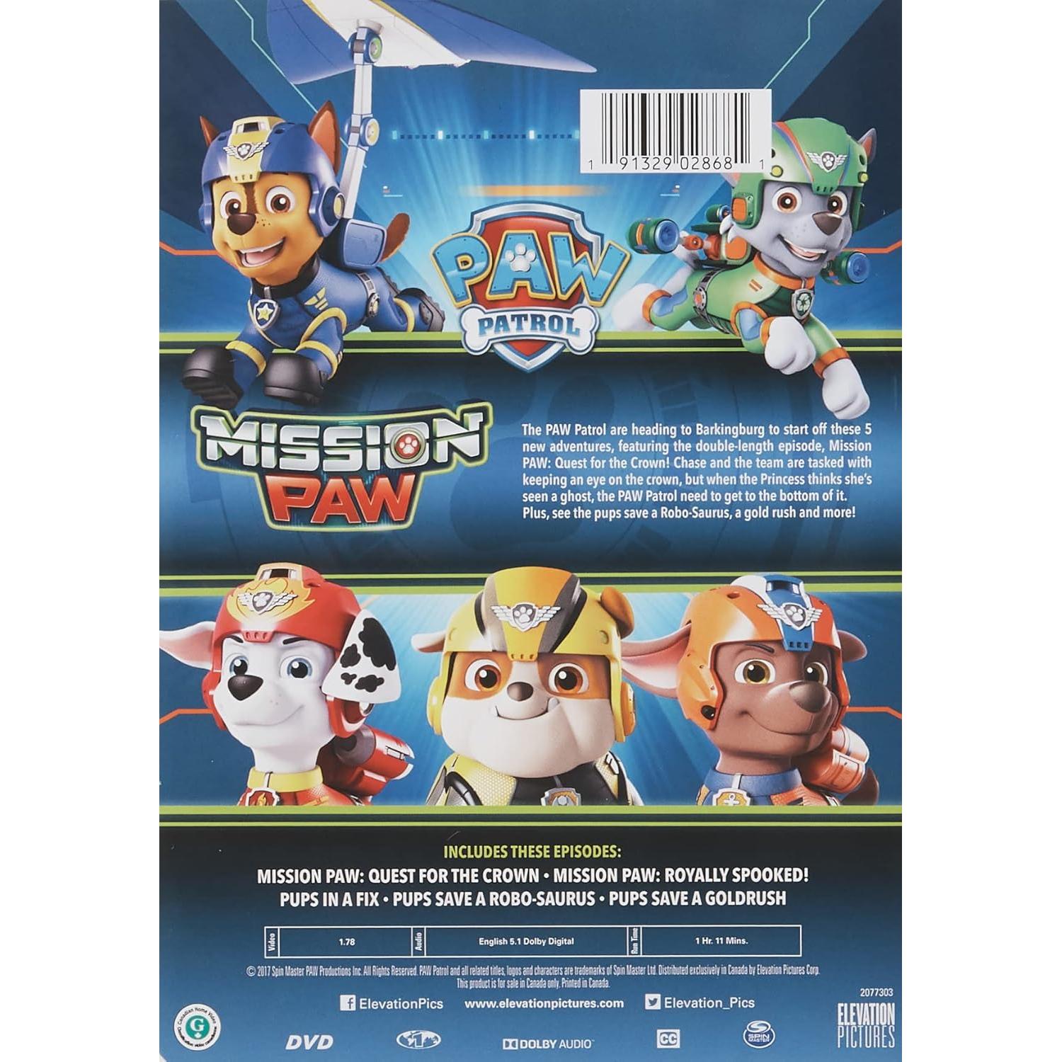 PAW Patrol Misión PAW DVD - 71 Minutos de Aventuras