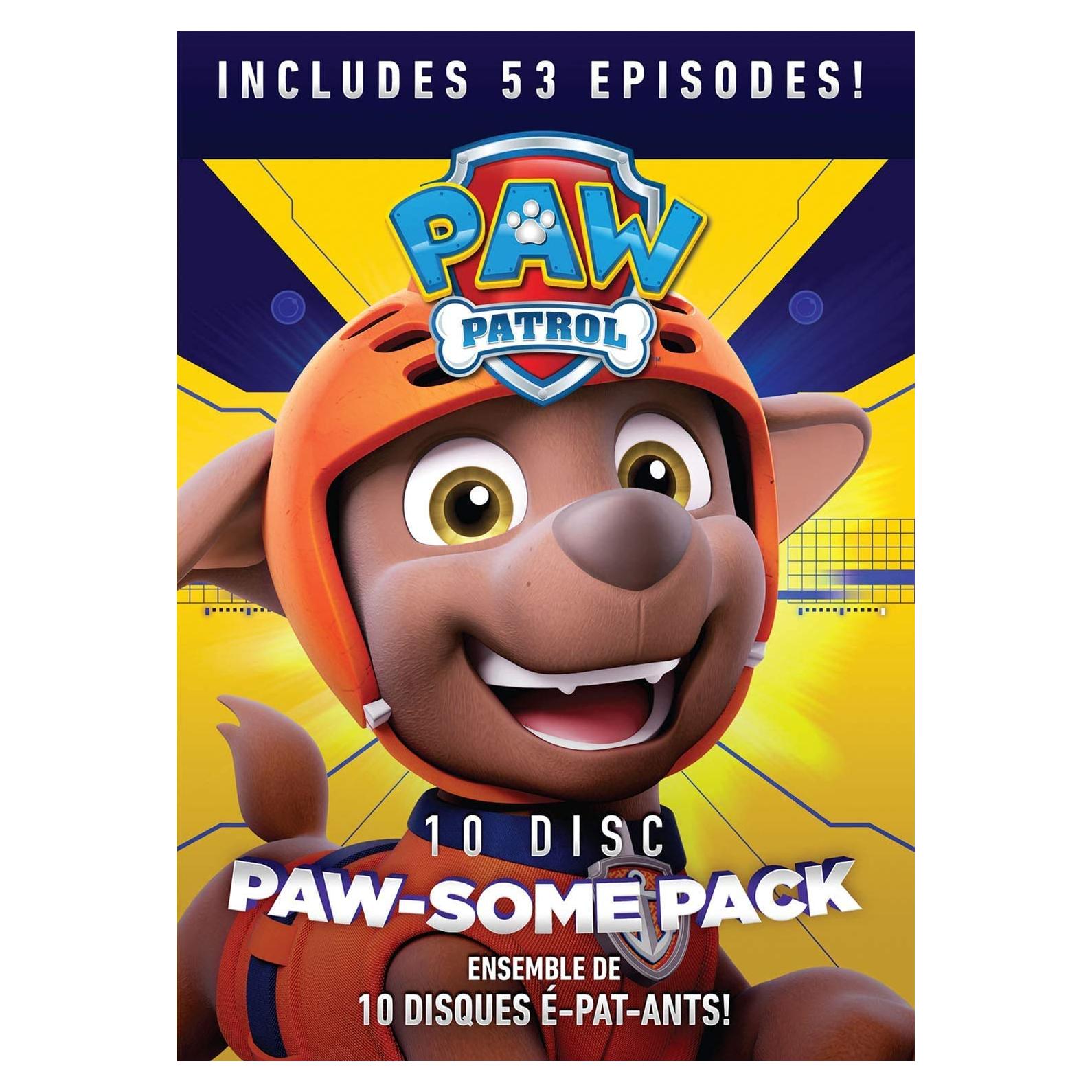 PAW Patrol Paquete de 10 Discos DVD 19.5x15.3cm 0.83kg