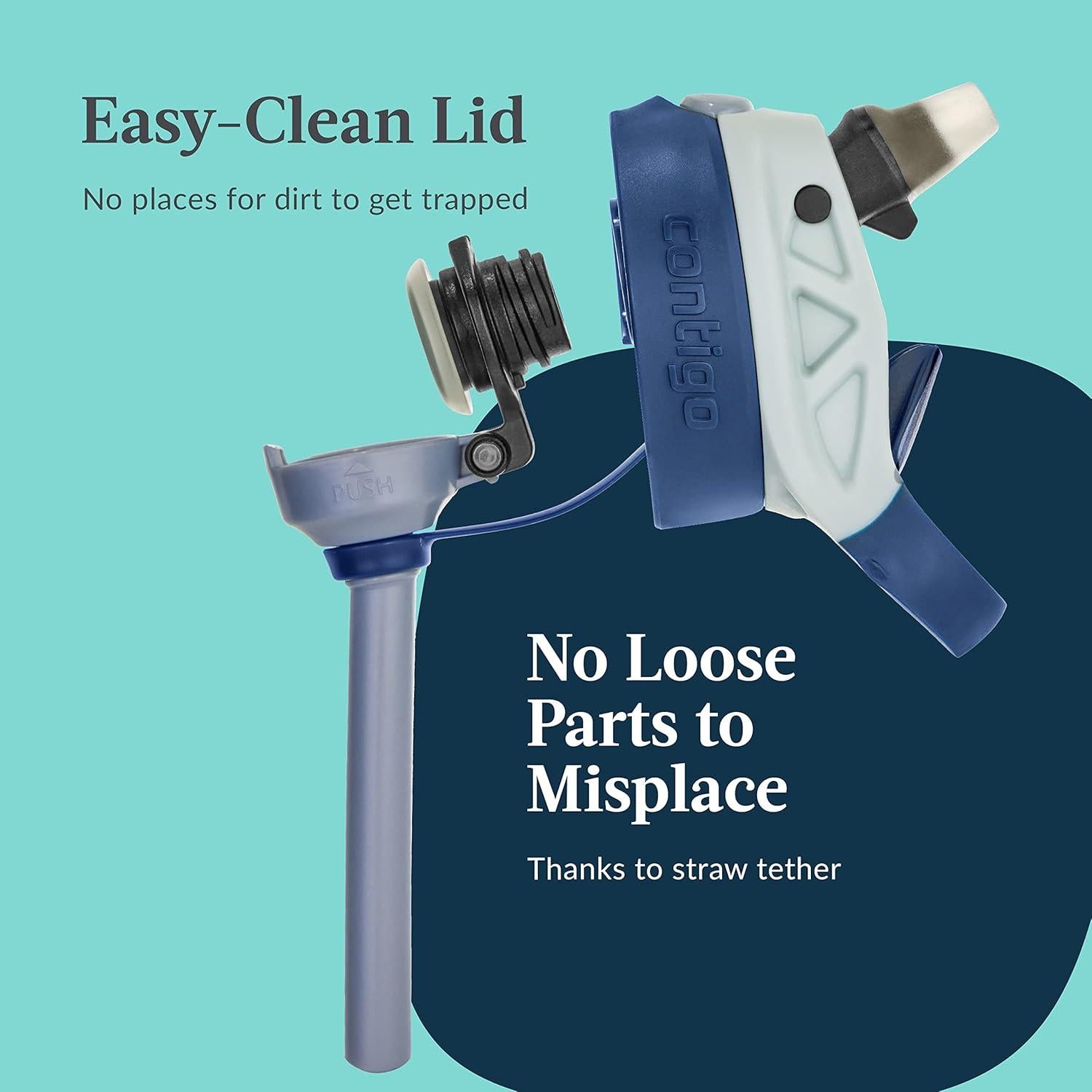 Botellas de Agua Contigo Patrulla Canina 14oz Paquete de 2