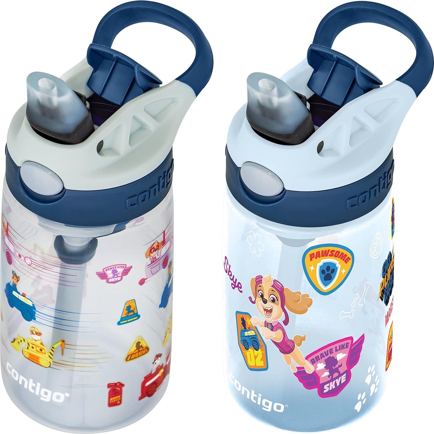 Botellas de Agua Contigo Patrulla Canina 14oz Paquete de 2