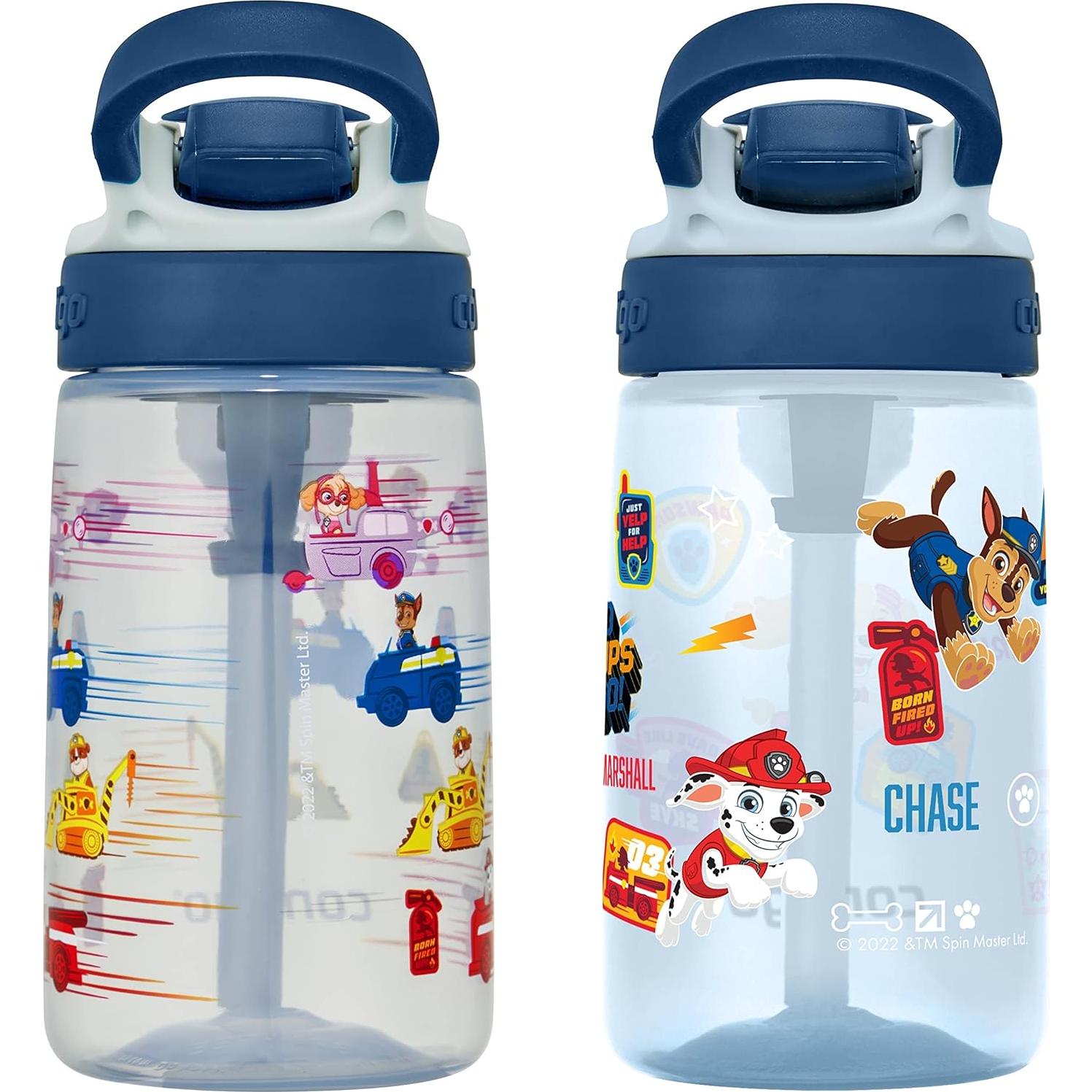 Botellas de Agua Contigo Patrulla Canina 14oz Paquete de 2