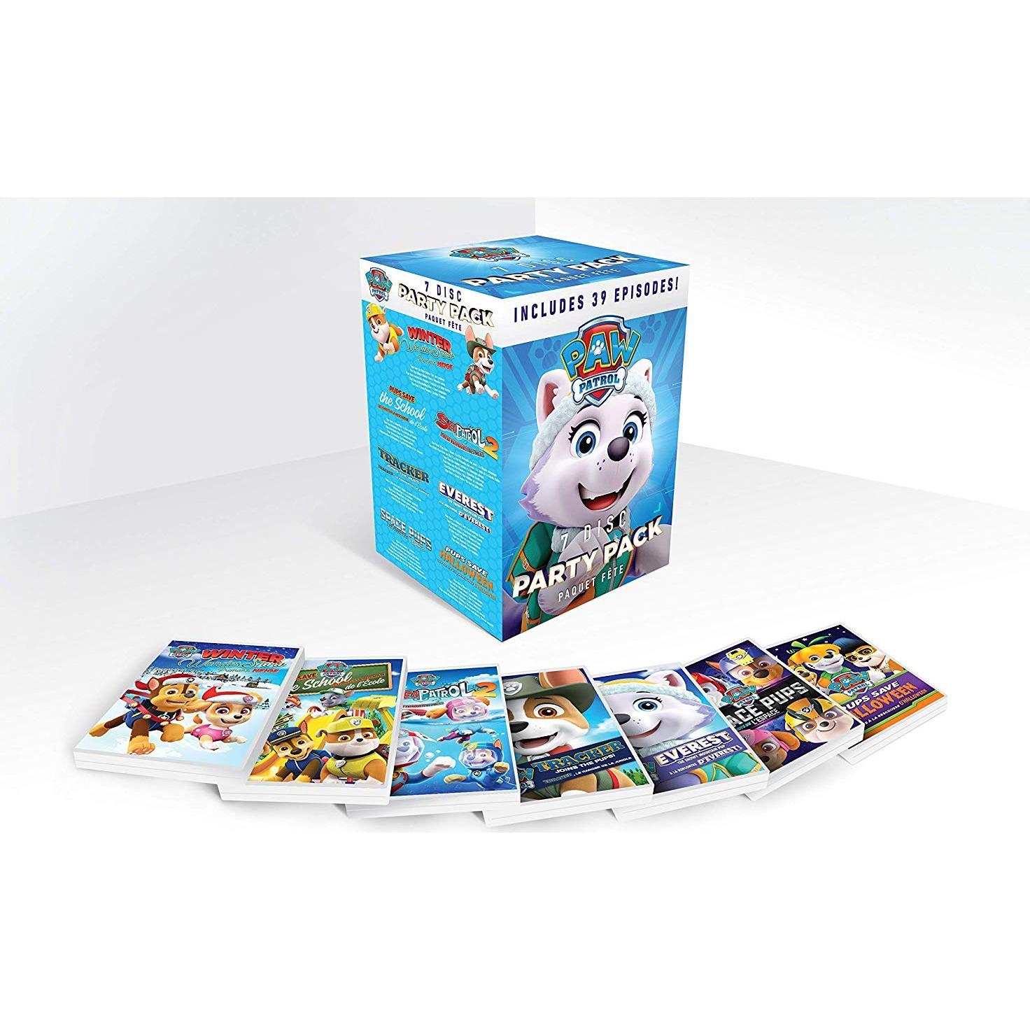 PAW Patrol Paquete Fiesta 7 Discos DVD 39 Episodios