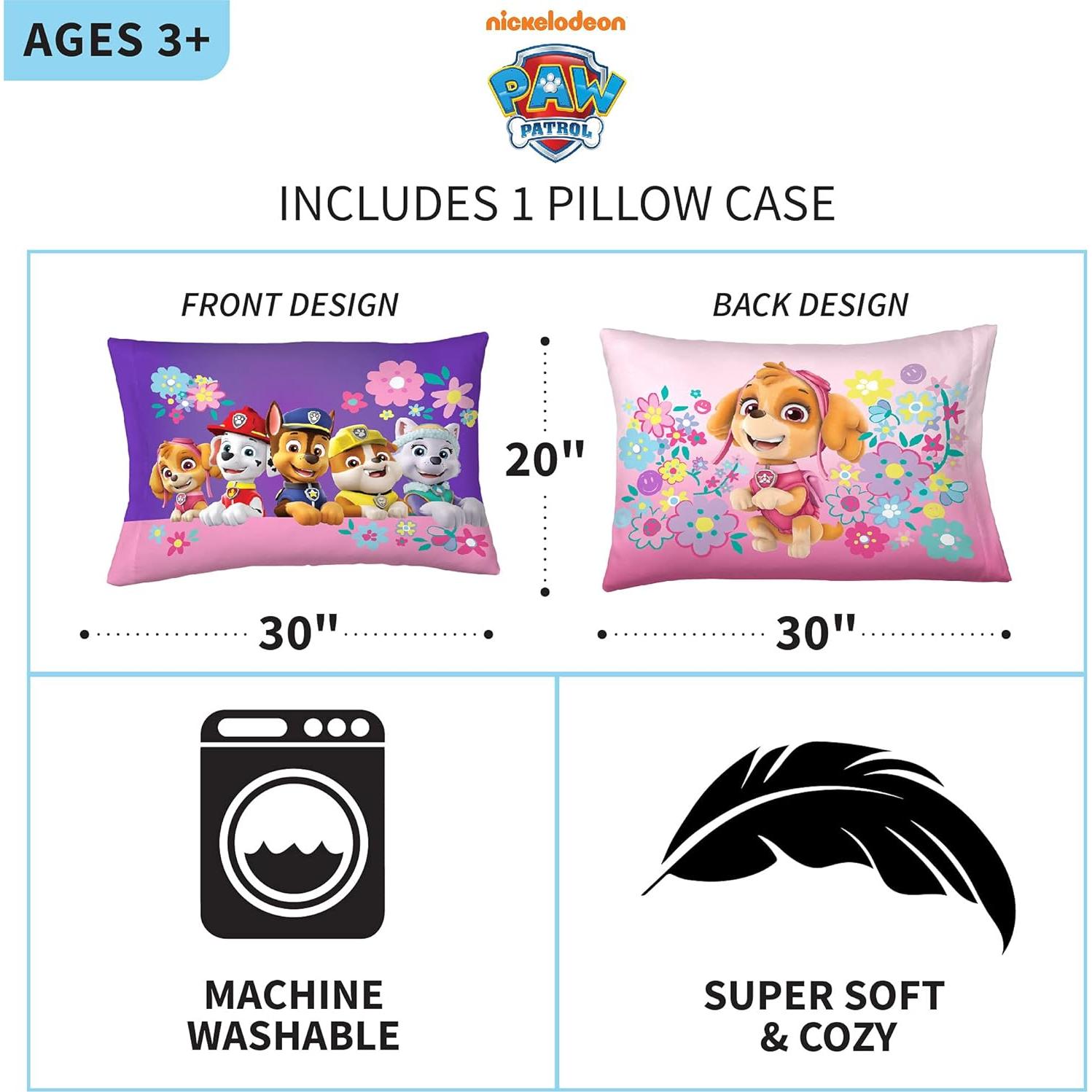 Funda de Almohada Reversible Franco Paw Patrol 50.8x76.2cm