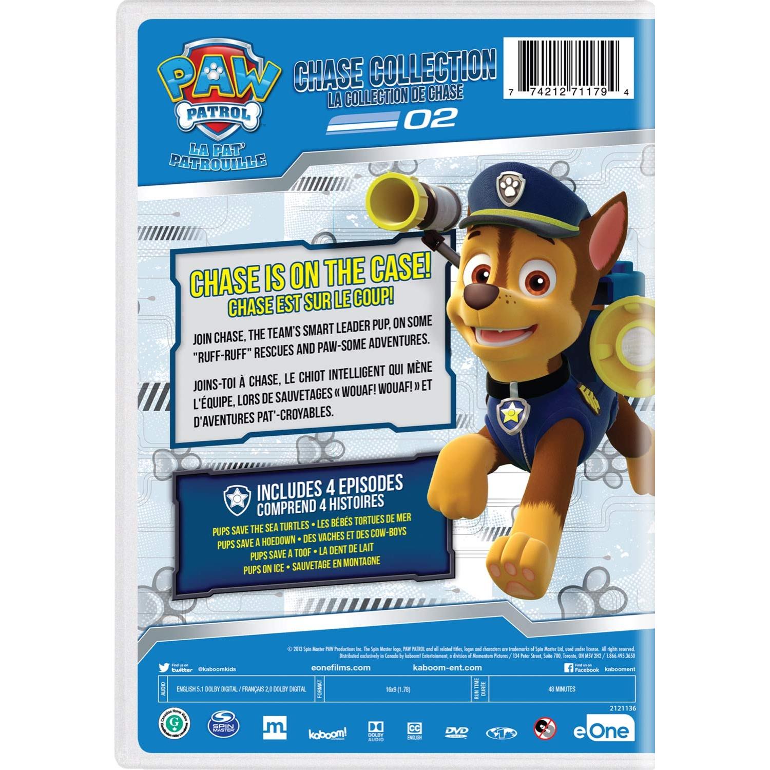 DVD Colección Chase PAW Patrol 48 min Color