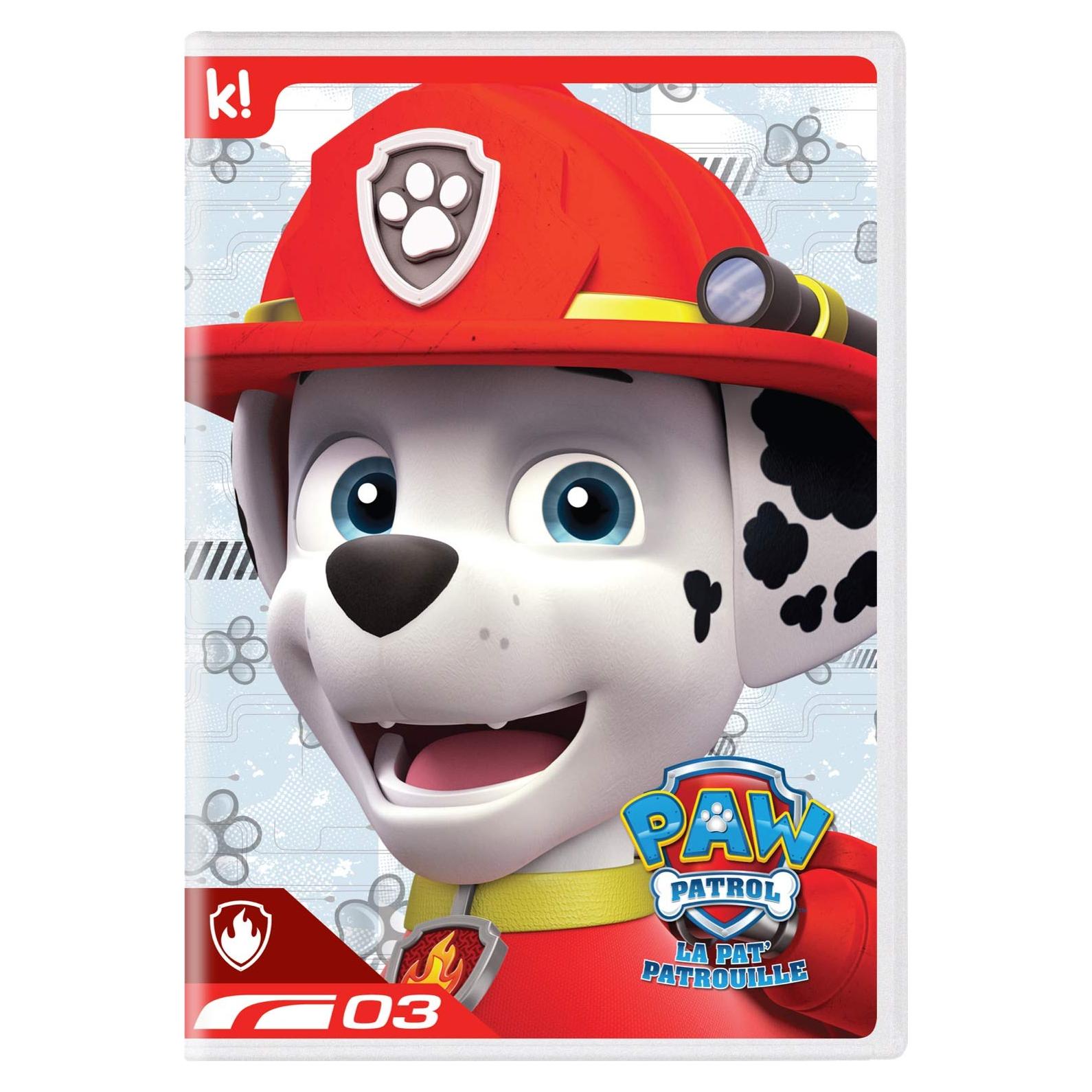 DVD Colección Paw Patrol - Marshall en Inglés y Francés