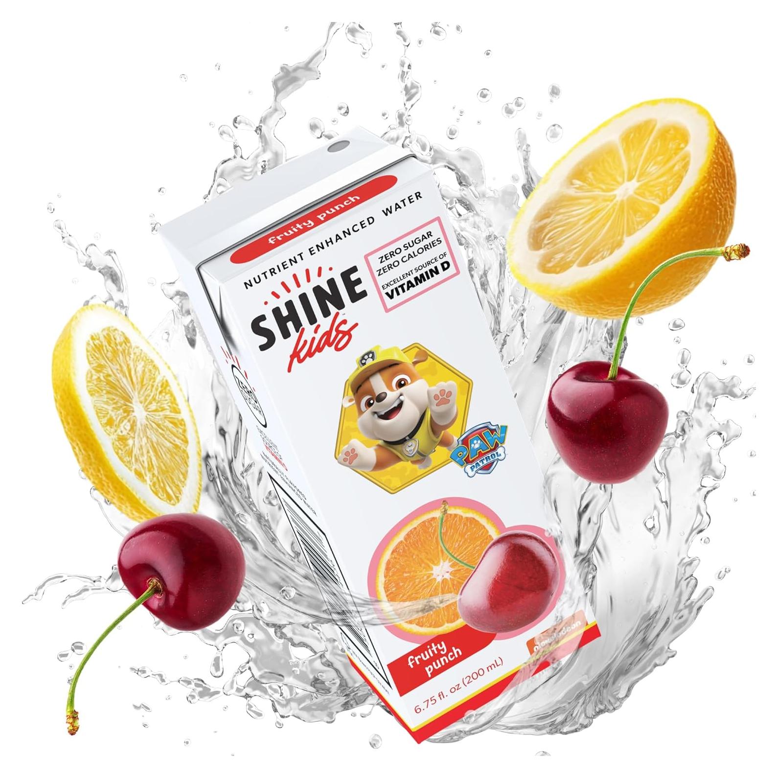 ShineKids Jugo Frutal Sin Azúcar 32 Cajas 216 Onzas