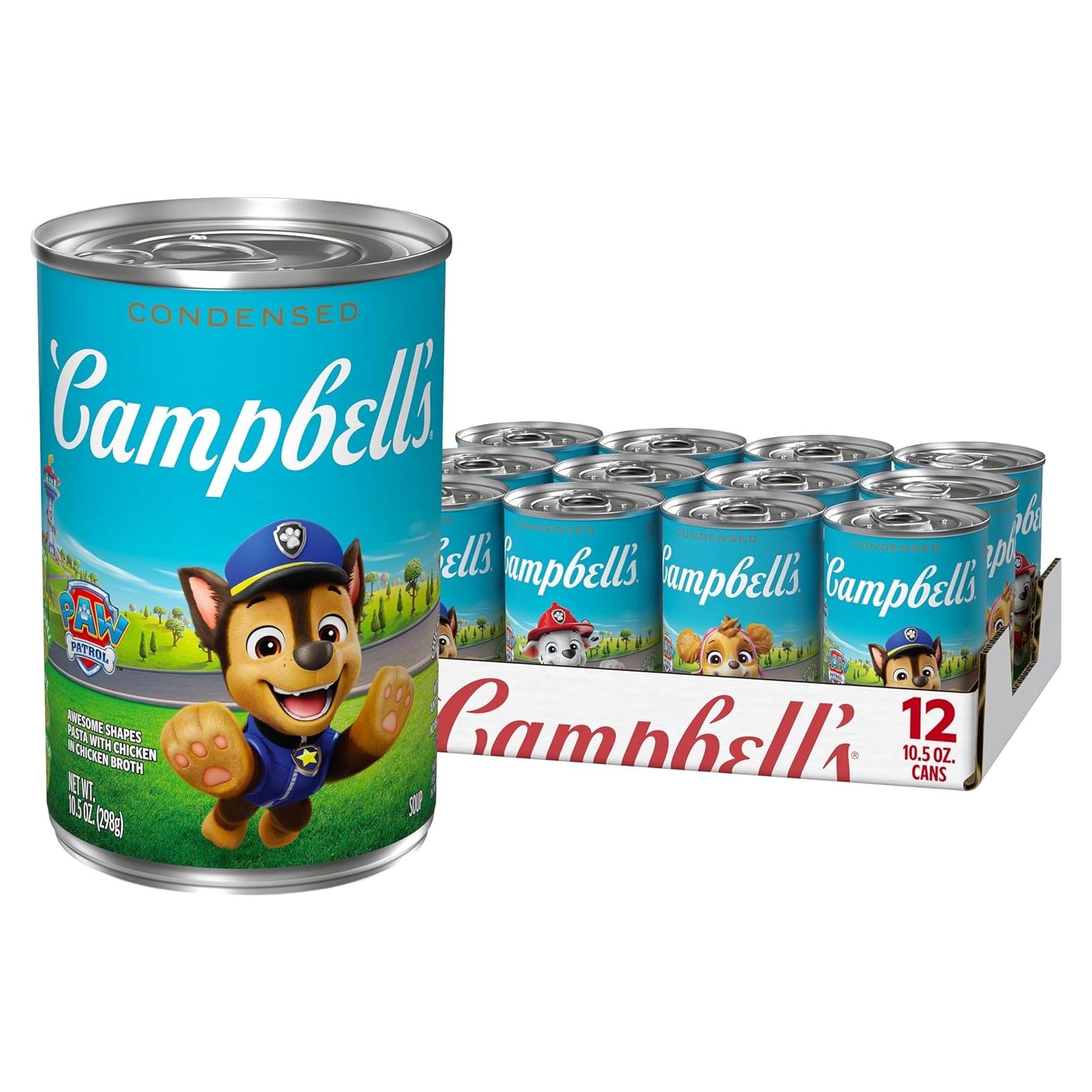 Sopa Infantil Condensada Campbell's Paw Patrol 12 Latas 10.5 oz