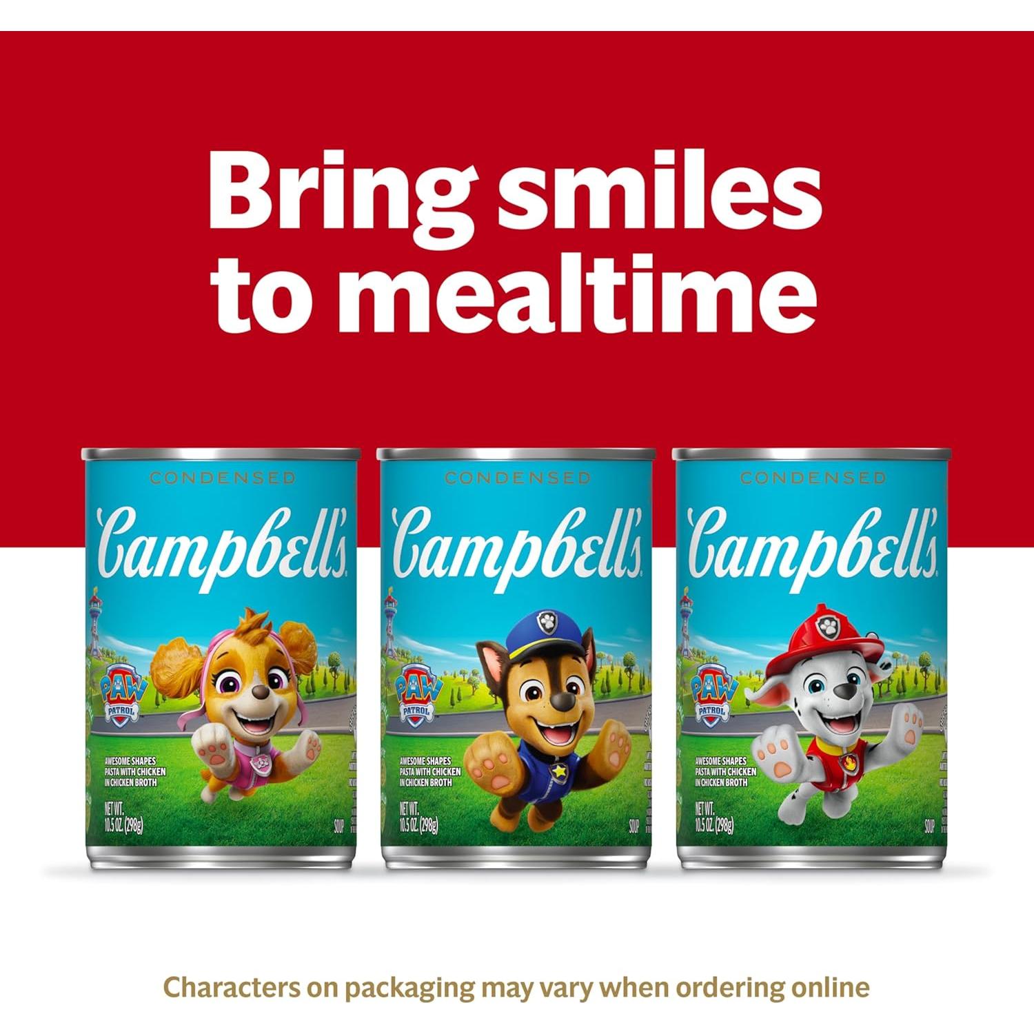 Sopa Infantil Condensada Campbell's Paw Patrol 12 Latas 10.5 oz