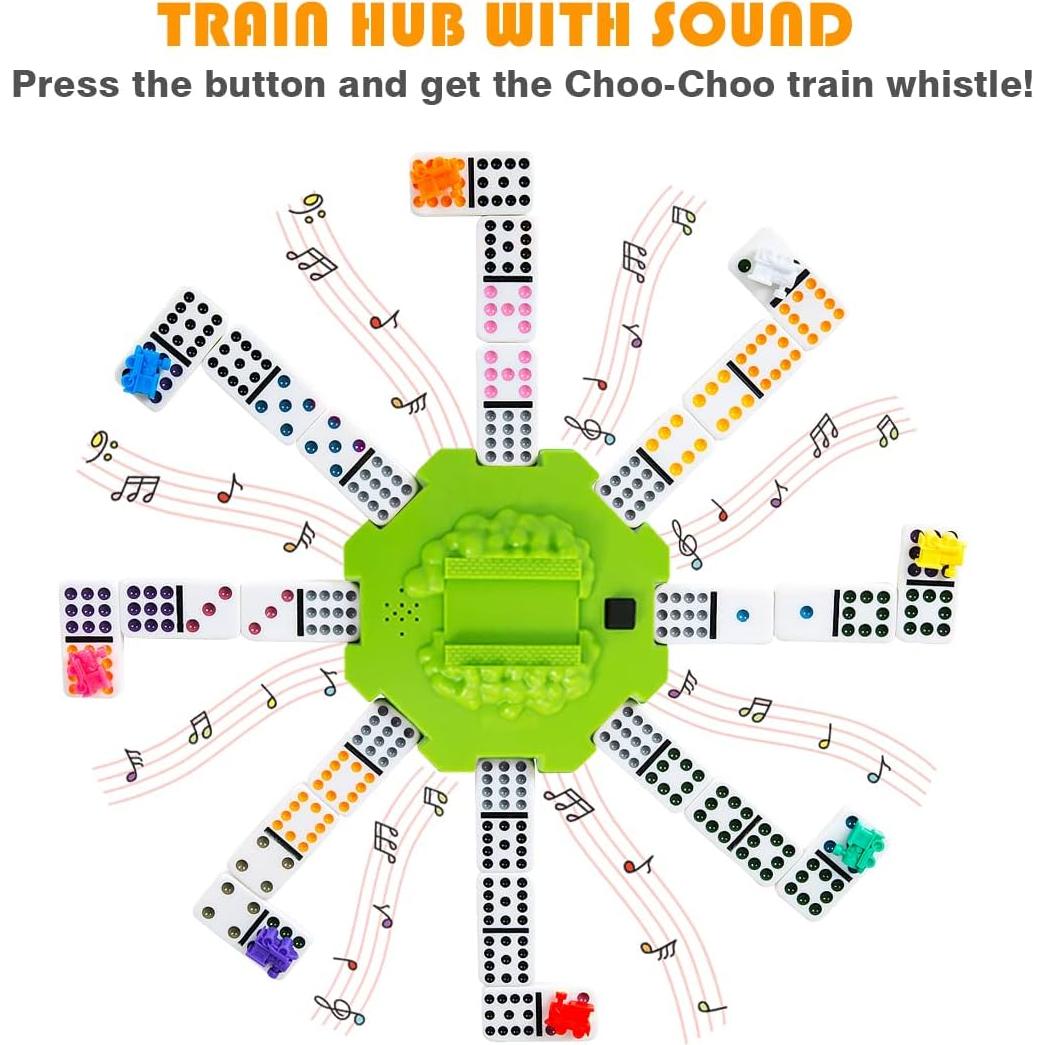 Juego de dominó mexicano Tocebe doble 12 con estuche