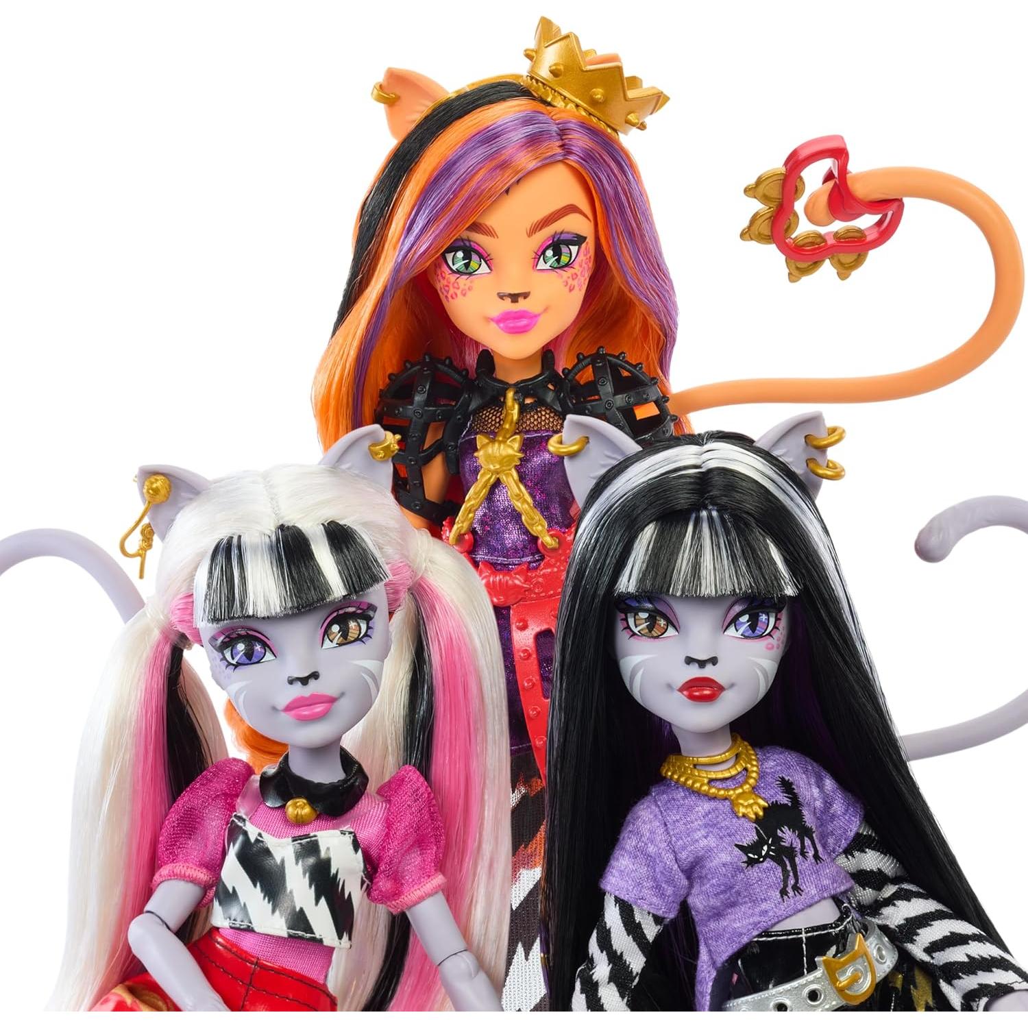 Muñecas Monster High Hissfits Mattel - 3 Piezas con Accesorios