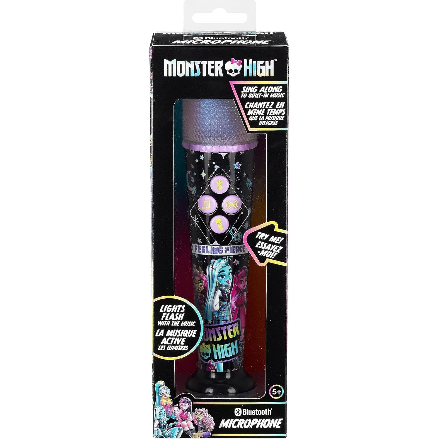 Micrófono de Karaoke eKids Monster High Bluetooth para Niños