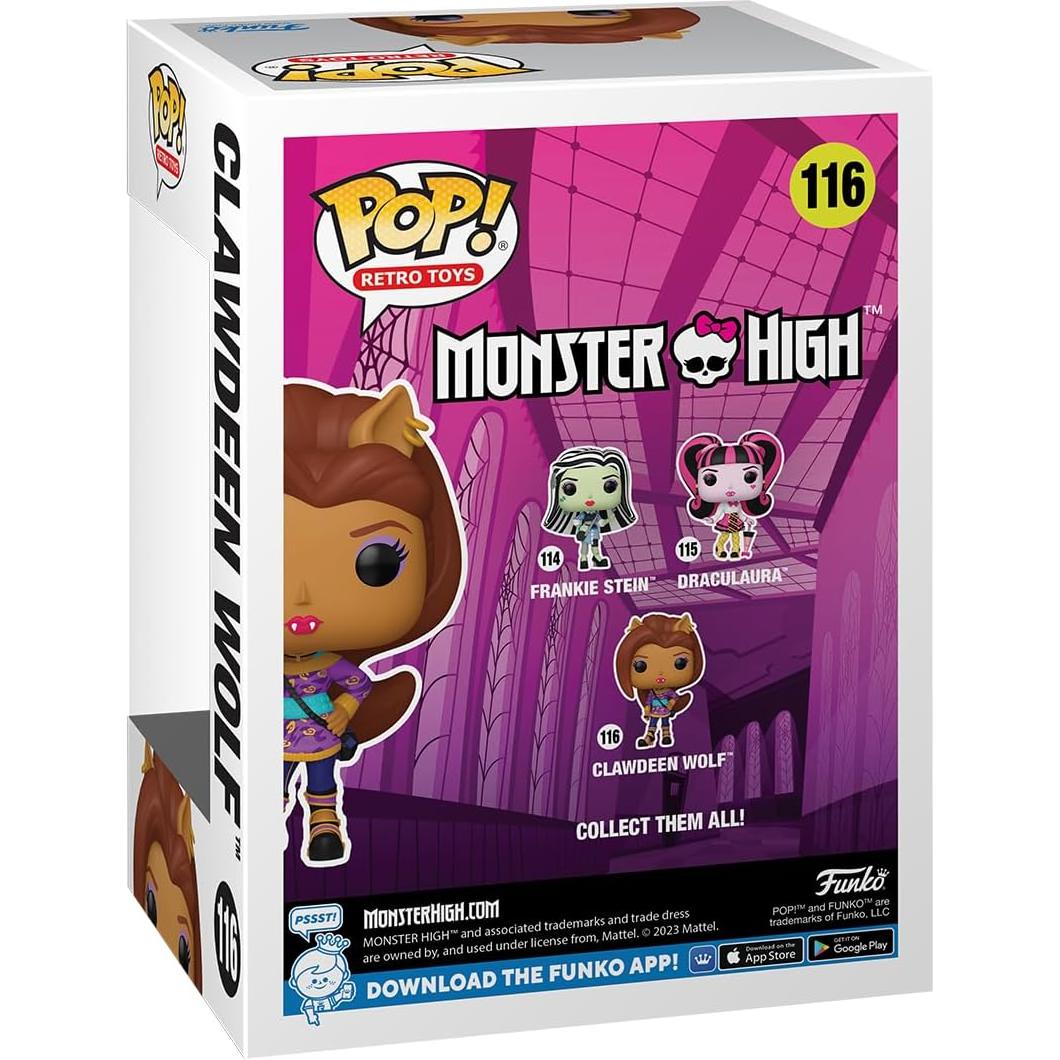 Figura de Vinilo Clawdeen Wolf Funko POP! Monster High 11.4cm