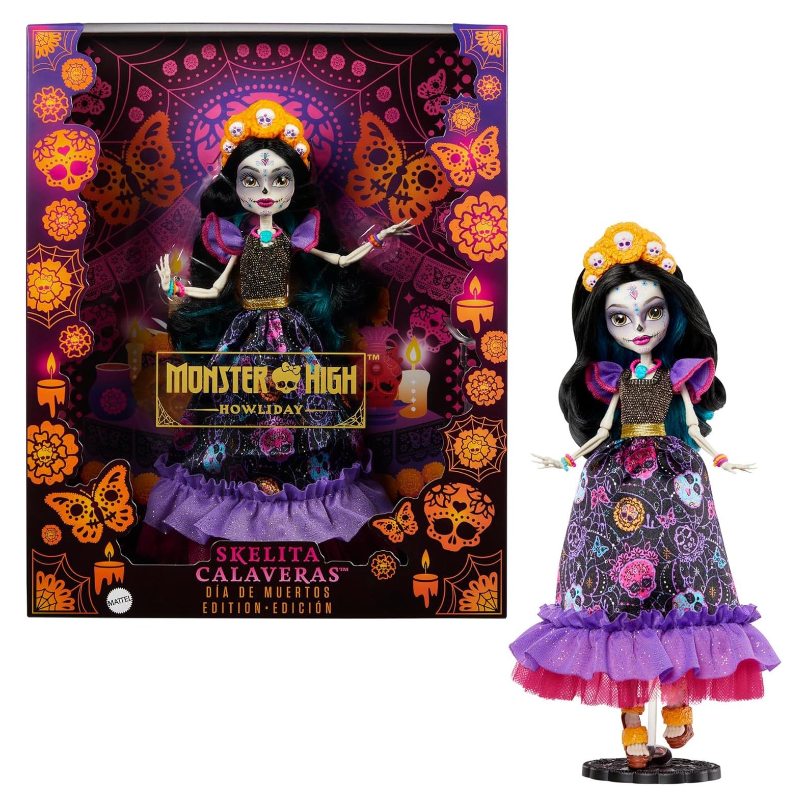 Muñeca Coleccionable Skelita Calaveras Monster High 28 cm