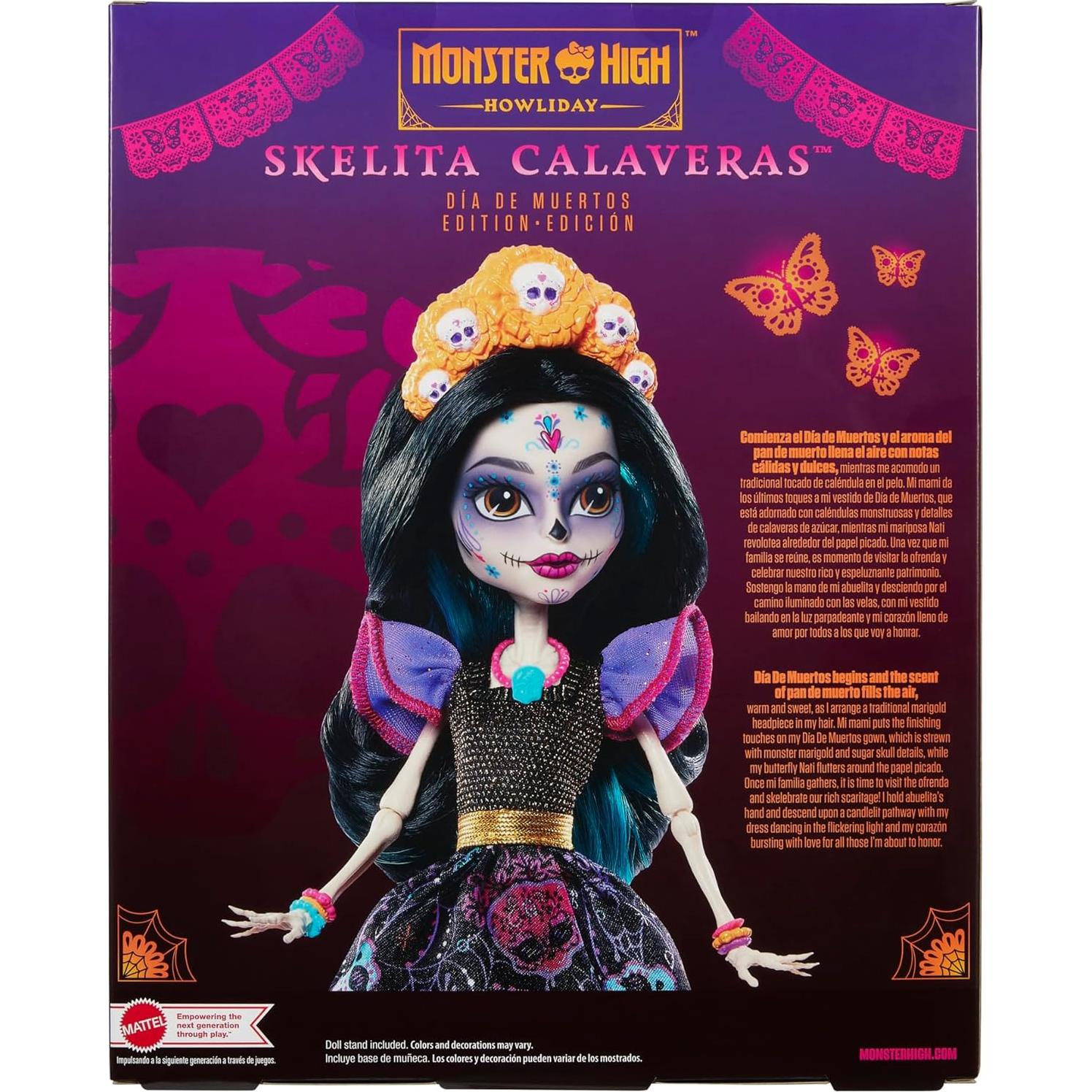 Muñeca Coleccionable Skelita Calaveras Monster High 28 cm