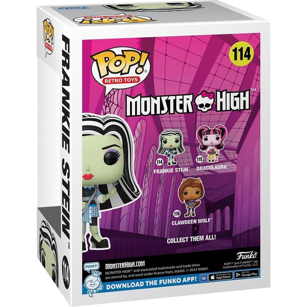 Figura de Vinilo Pop! Monster High Frankie Stein Funko 9.5 cm