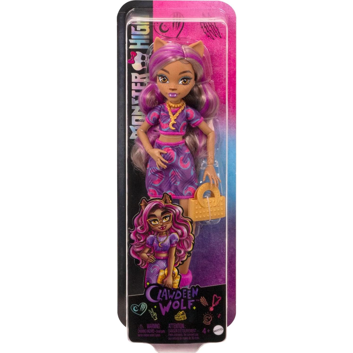 Muñeca Clawdeen Wolf Monster High 11 articulaciones 32.4 cm
