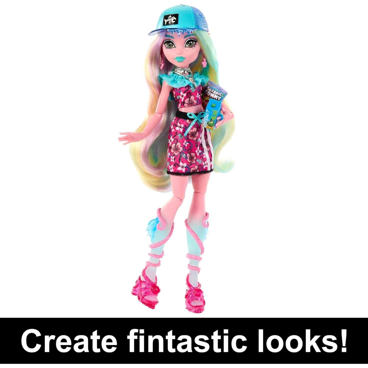Muñeca Lagoona Blue Monster High con Taquilla y 19+ Sorpresas