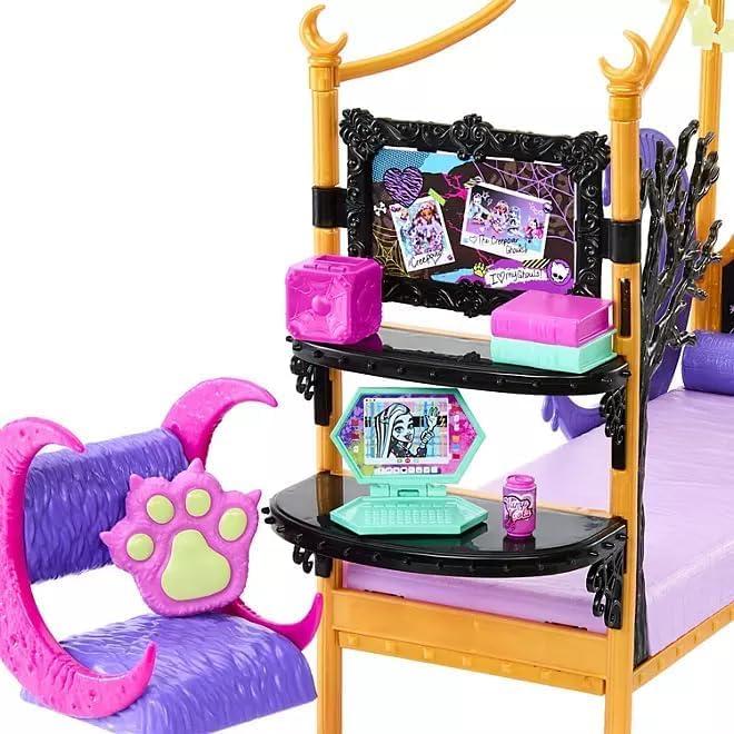 Juego de dormitorio Monster High Creepover Mattel - 20 piezas
