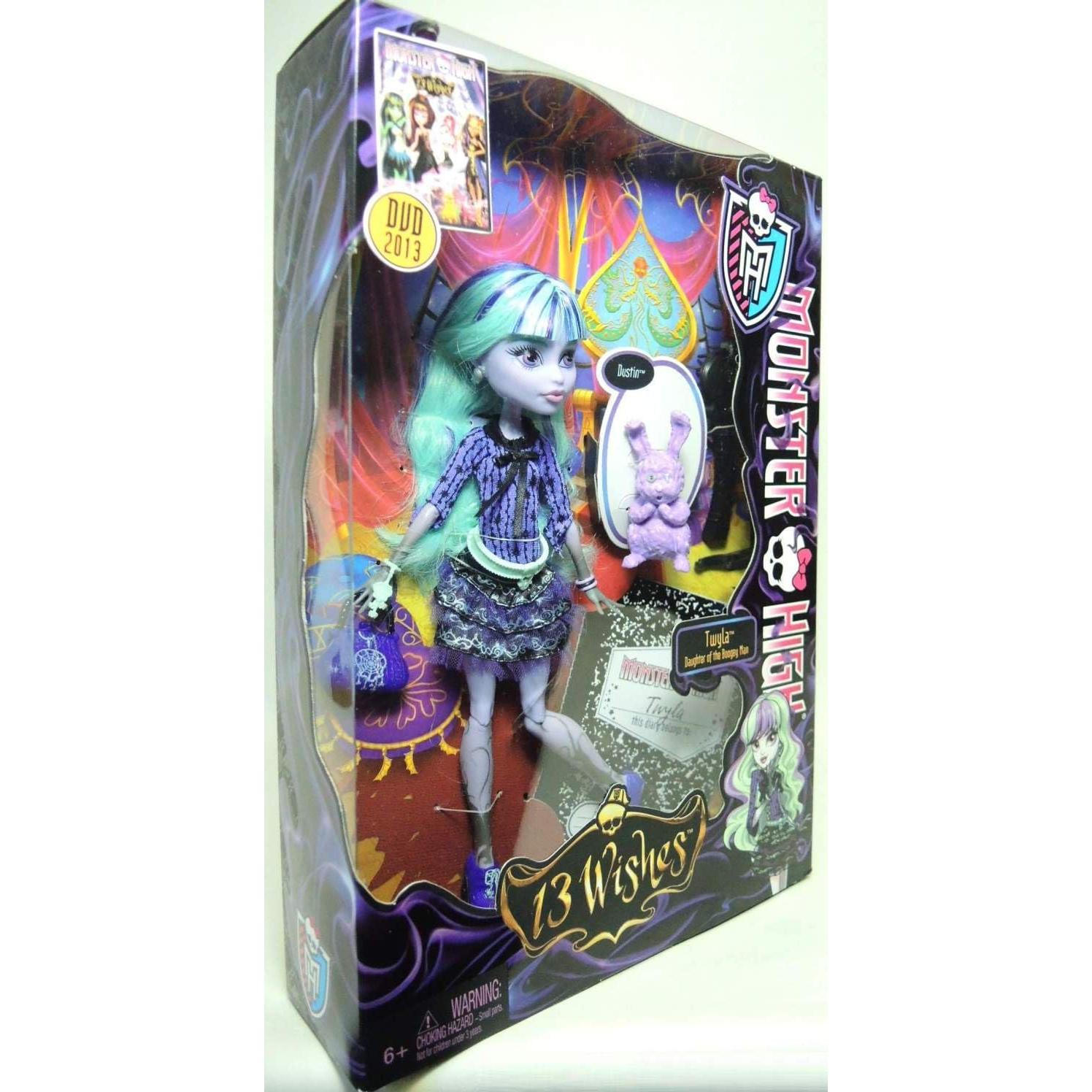 Muñeca Twyla Monster High 13 Deseos con Accesorios