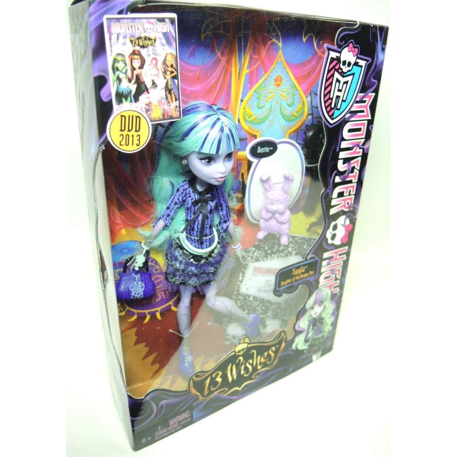 Muñeca Twyla Monster High 13 Deseos con Accesorios