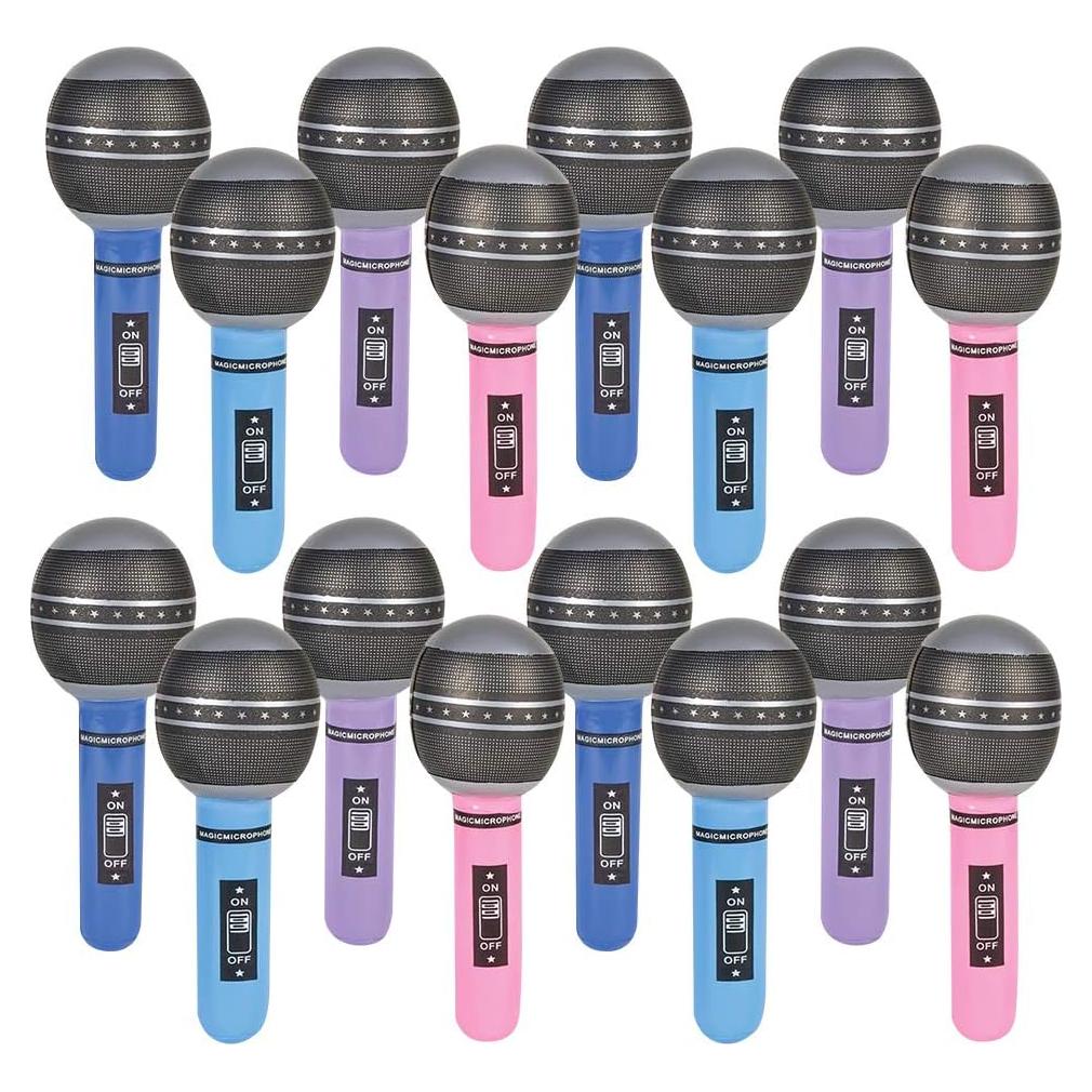 Juego de 24 Micrófonos Inflables ArtCreativity 28 cm