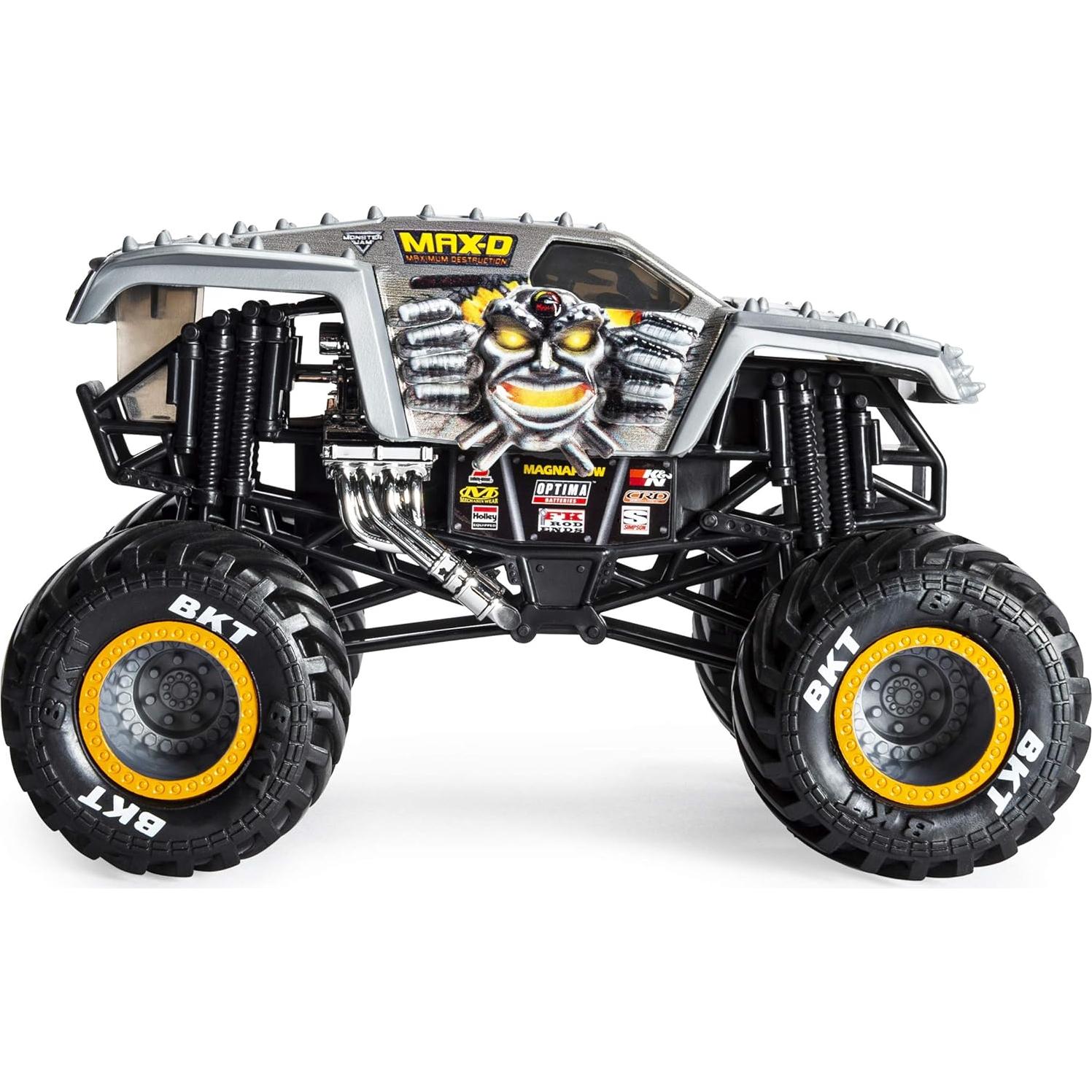Camión Monstruo Die-Cast Monster Jam Max D 1:24
