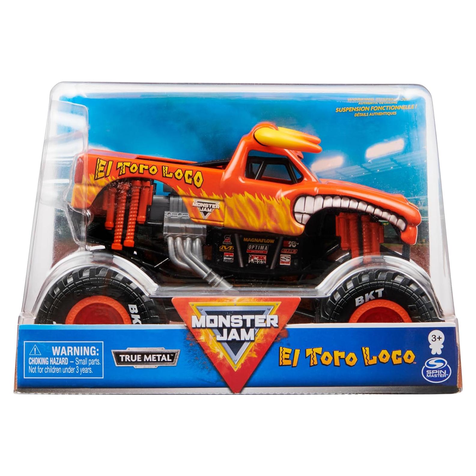 Camión Monster Jam El Toro Loco 1:24 Metal Spin Master
